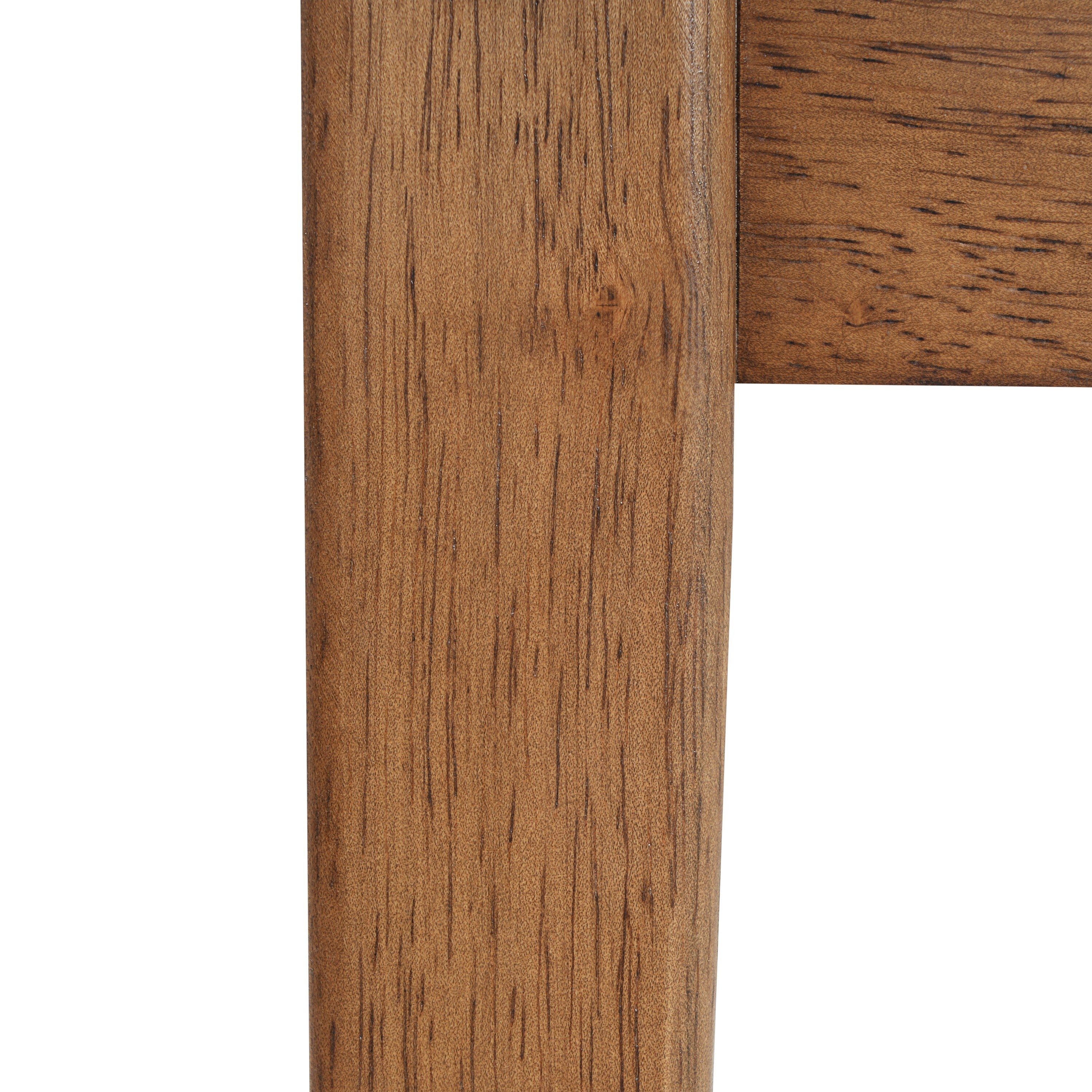 Isar Upholstered Dining Chairs with Solid Rubberwood Arm Frame Set of 2