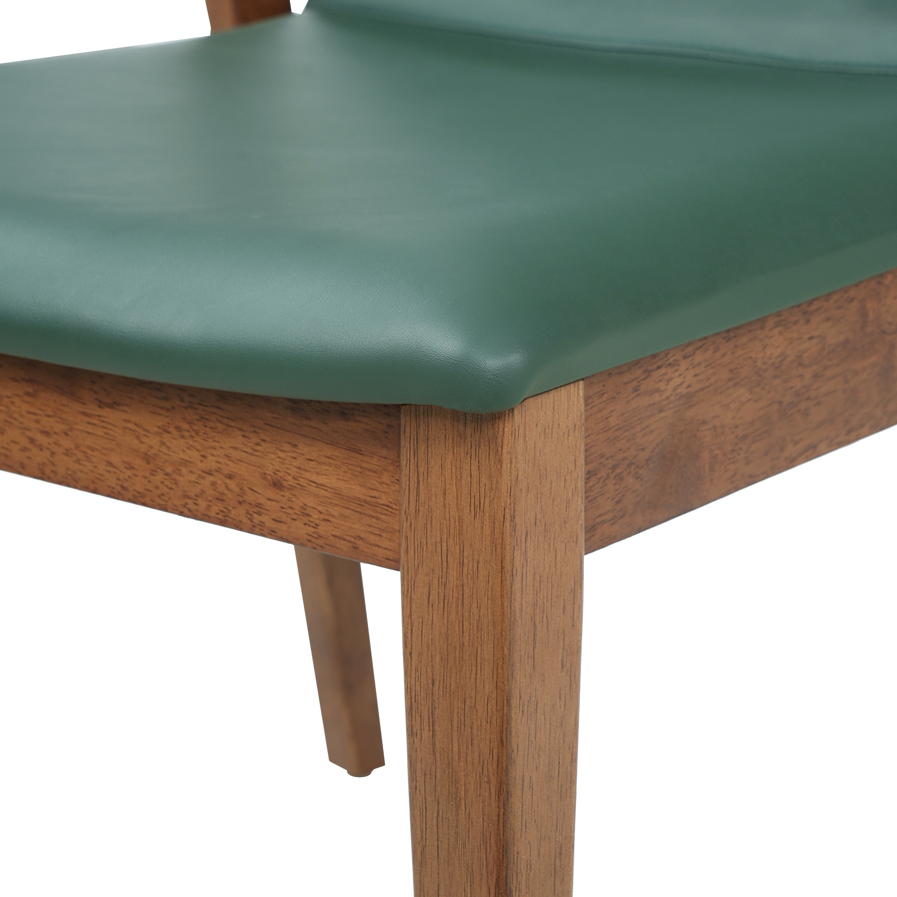 Isar Upholstered Dining Chairs with Solid Rubberwood Arm Frame Set of 2