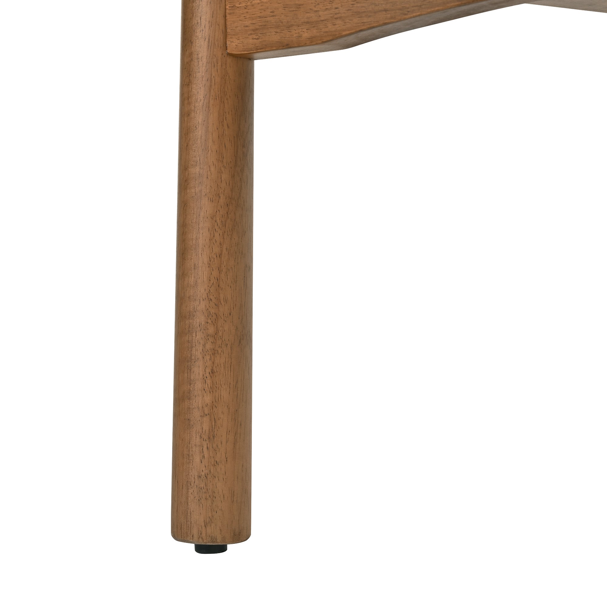 Onega Solid Rubberwood Dining Chairs with Round Cushioned Seat Set of 2