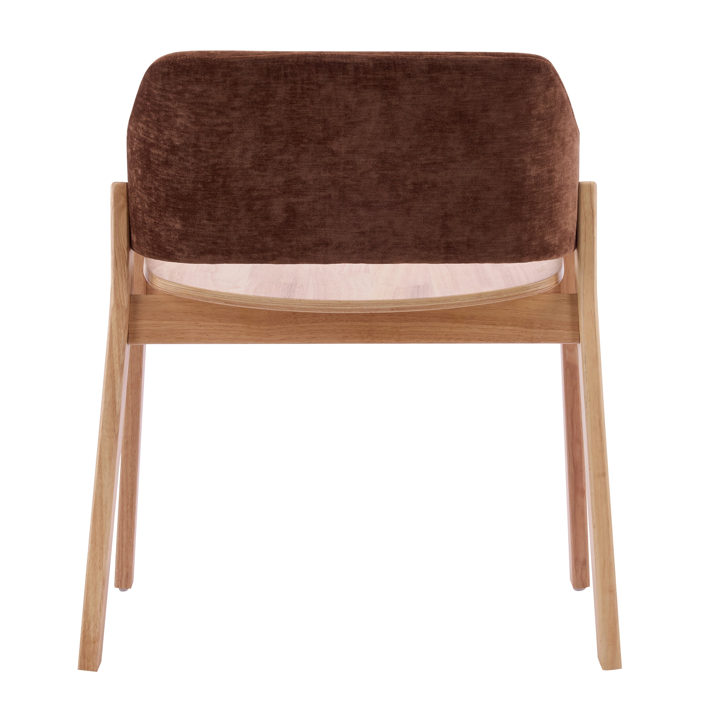 Mjosa Upholstered Arm Dining Chairs with Contoured Wood Seat Set of 2
