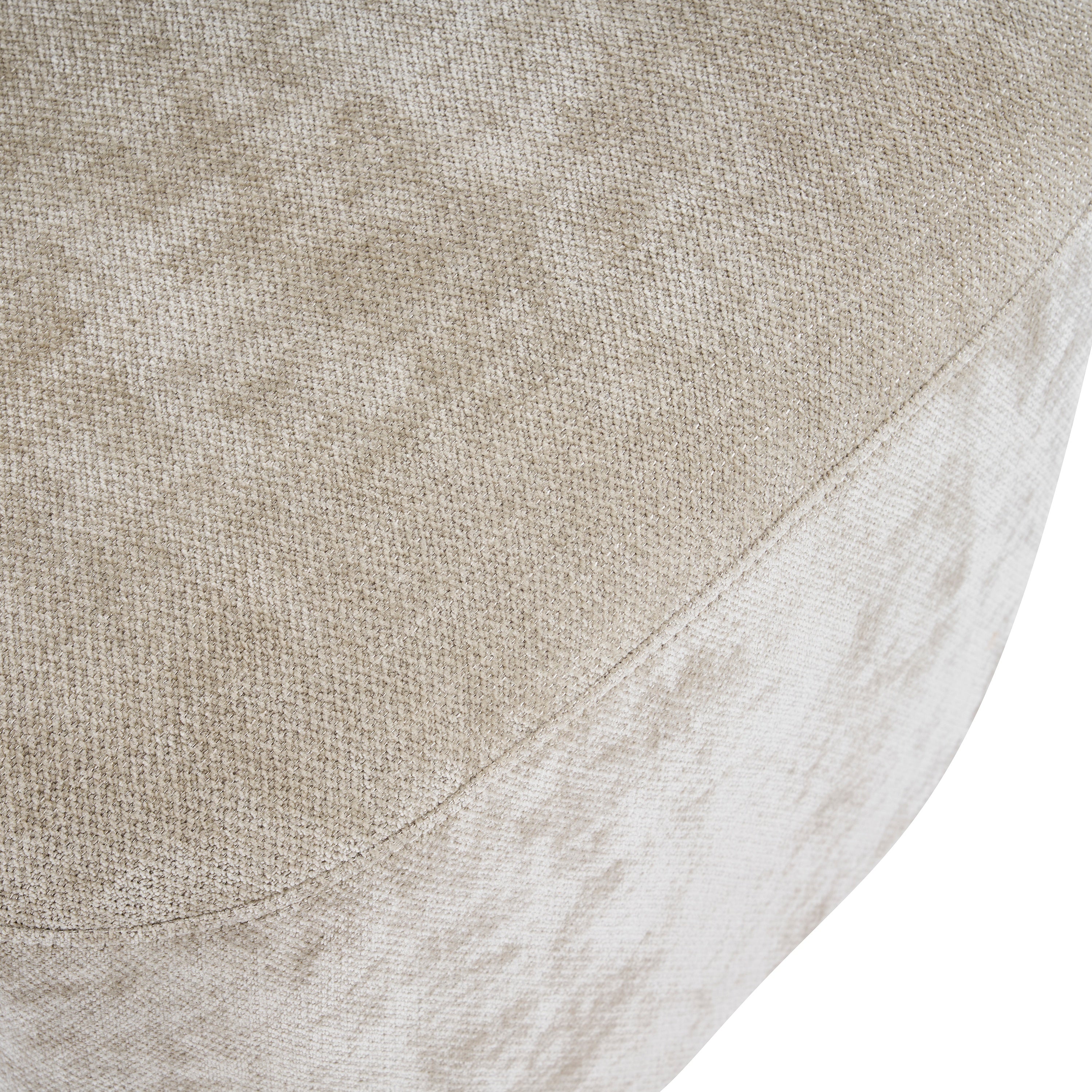 Neretva Chenille Dining Chairs with Wood Plinth Base Set of 2