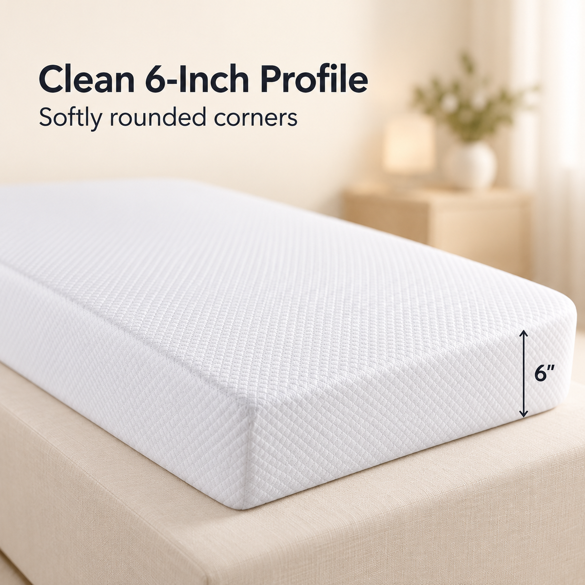 Somna 6" Twin Medium-Firm Memory Foam Mattress
