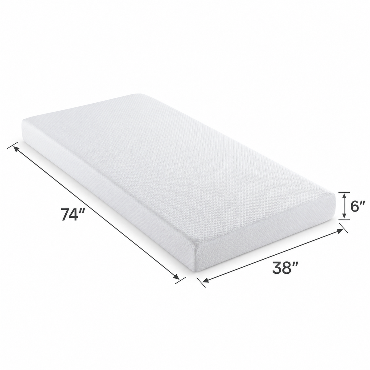 Somna 6" Twin Medium-Firm Memory Foam Mattress