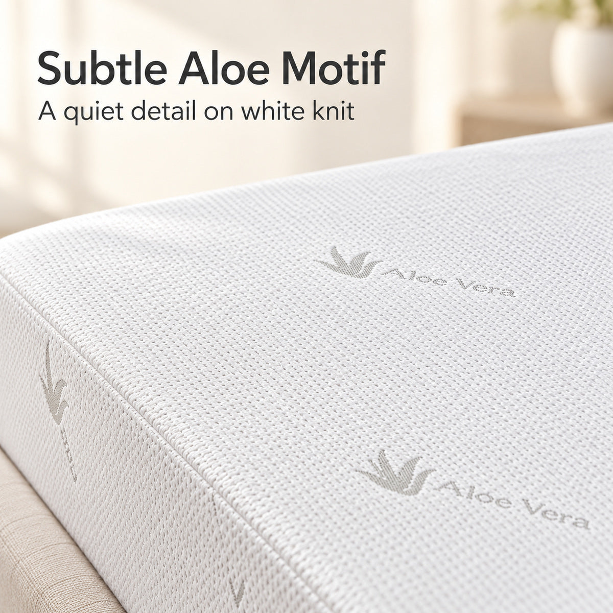 Sova 8" Twin Extra-Firm Memory Foam Mattress with Cooling Aloe Infusion