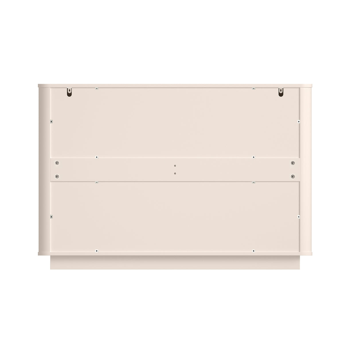 Grenoble 46.5" Wide 6-Drawer Dresser with Handleless Ripple Fronts