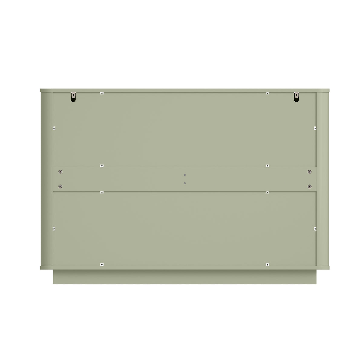 Grenoble 46.5" Wide 6-Drawer Dresser with Handleless Ripple Fronts