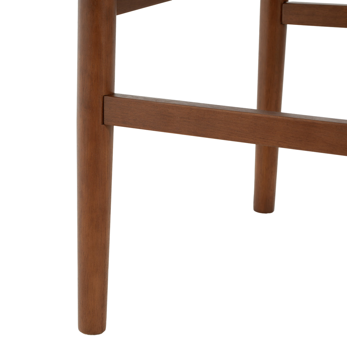 Riesling 28.5" Solid Wood PU Leather Upholstered Bar Stools Set of 2