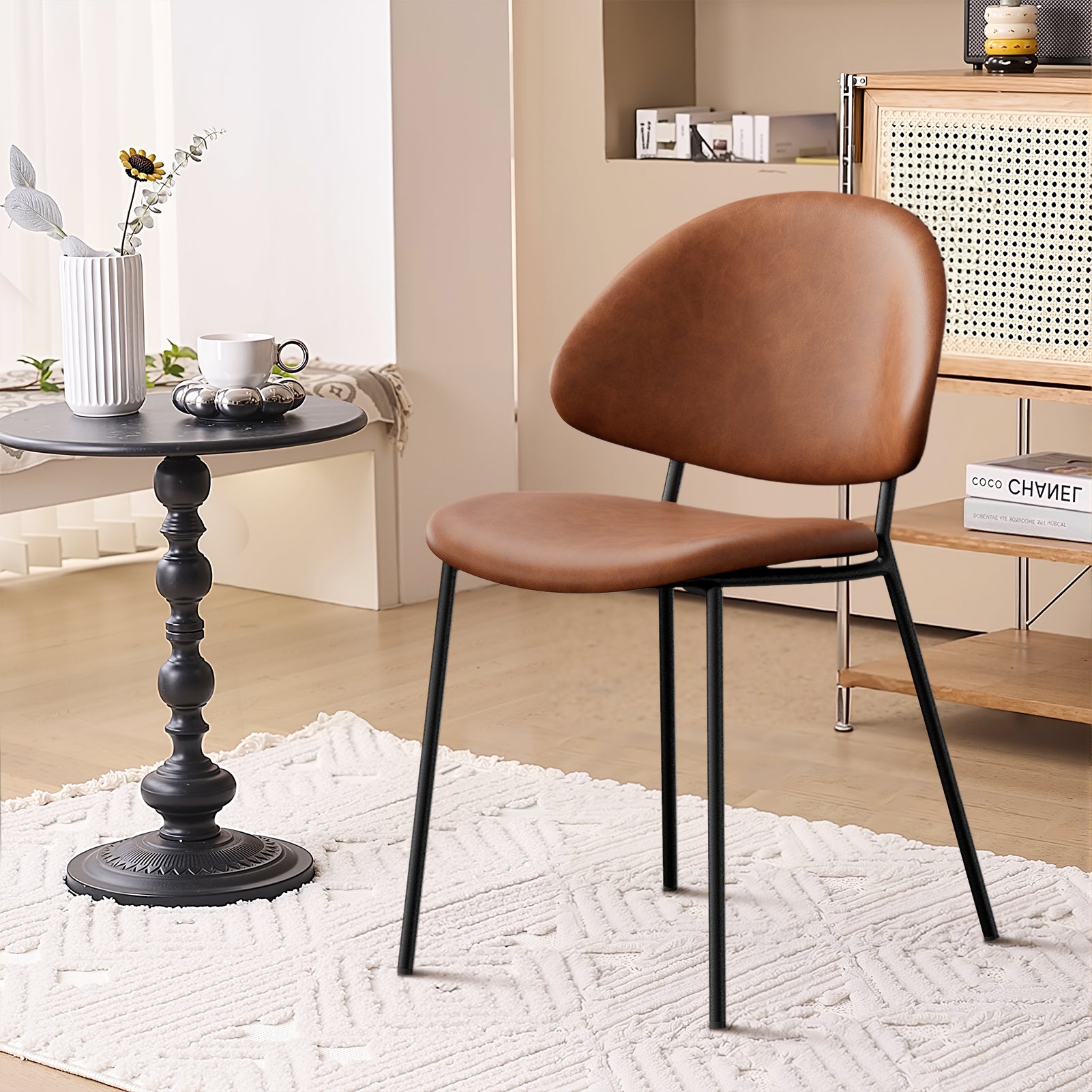 Ravenna Console Table Narrow Entryway Table with Open Shelf