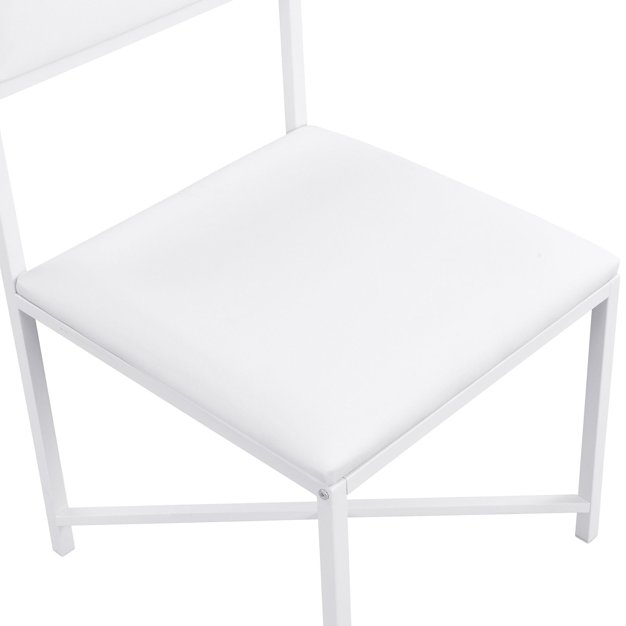 Lento 63" Modern Black 5 Piece Extendable Dining Table Set with Storage and Chairs