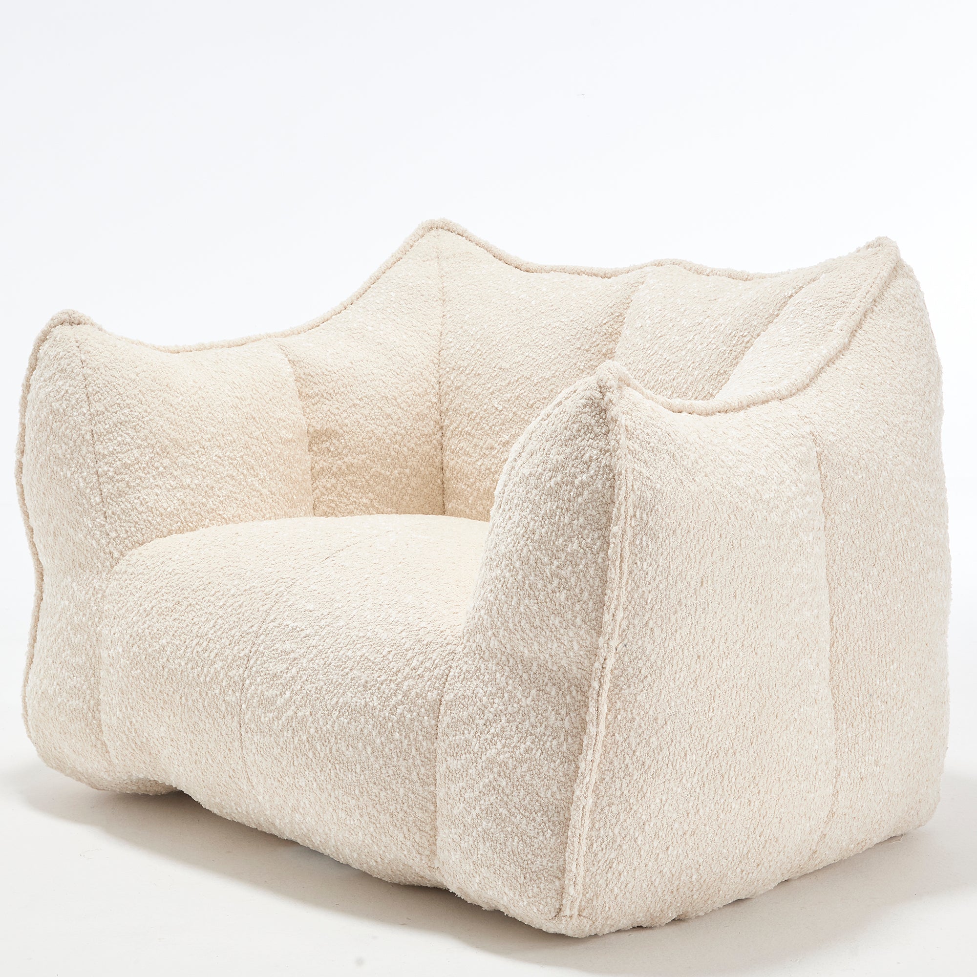 Tahoe Oversized Chenille Sofa Chair Bean Bag Chair