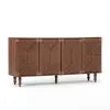 Eidos 59" Sideboard Storage Cabinet with Rattan Doors