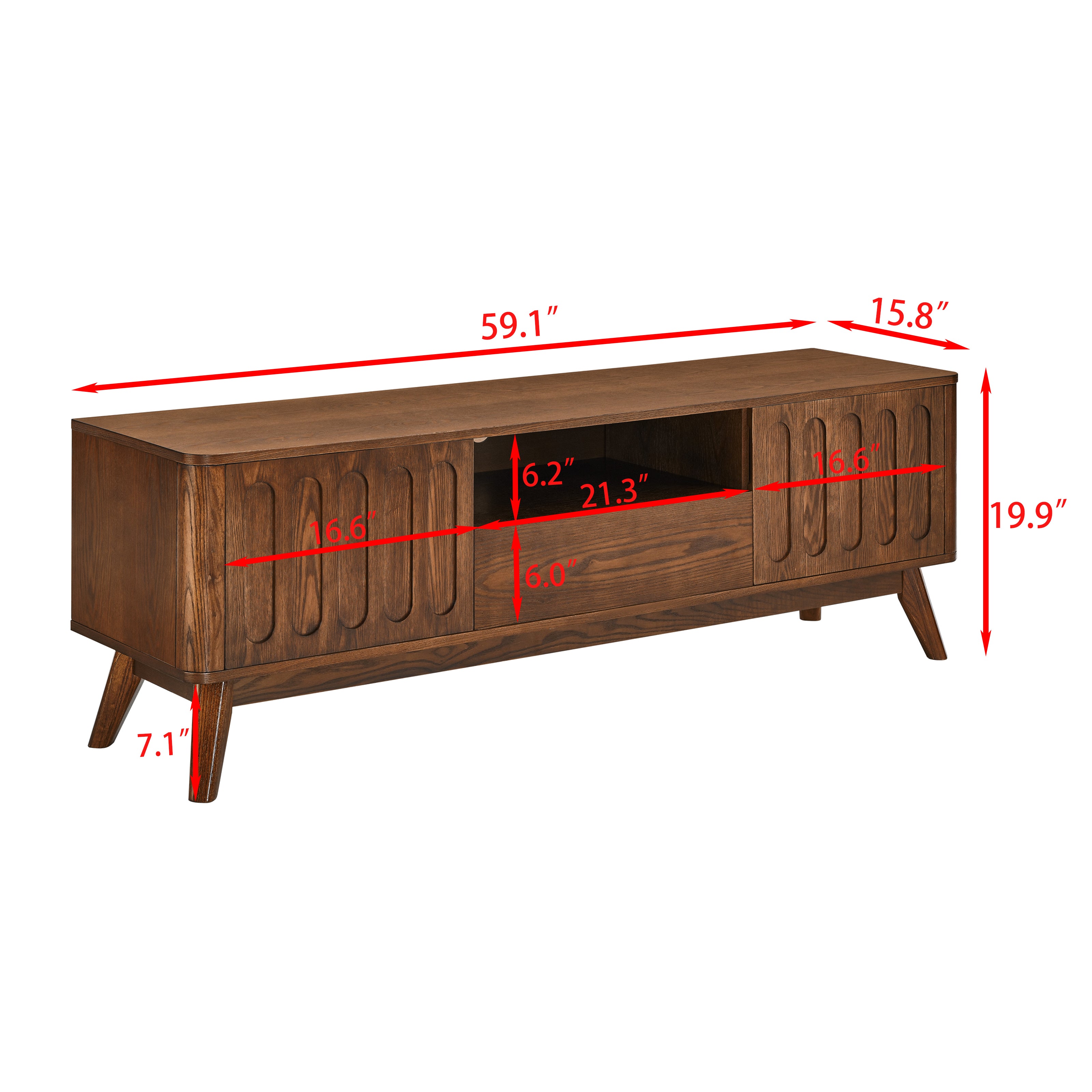 Cordoba Mid Century TV Stand Media Console