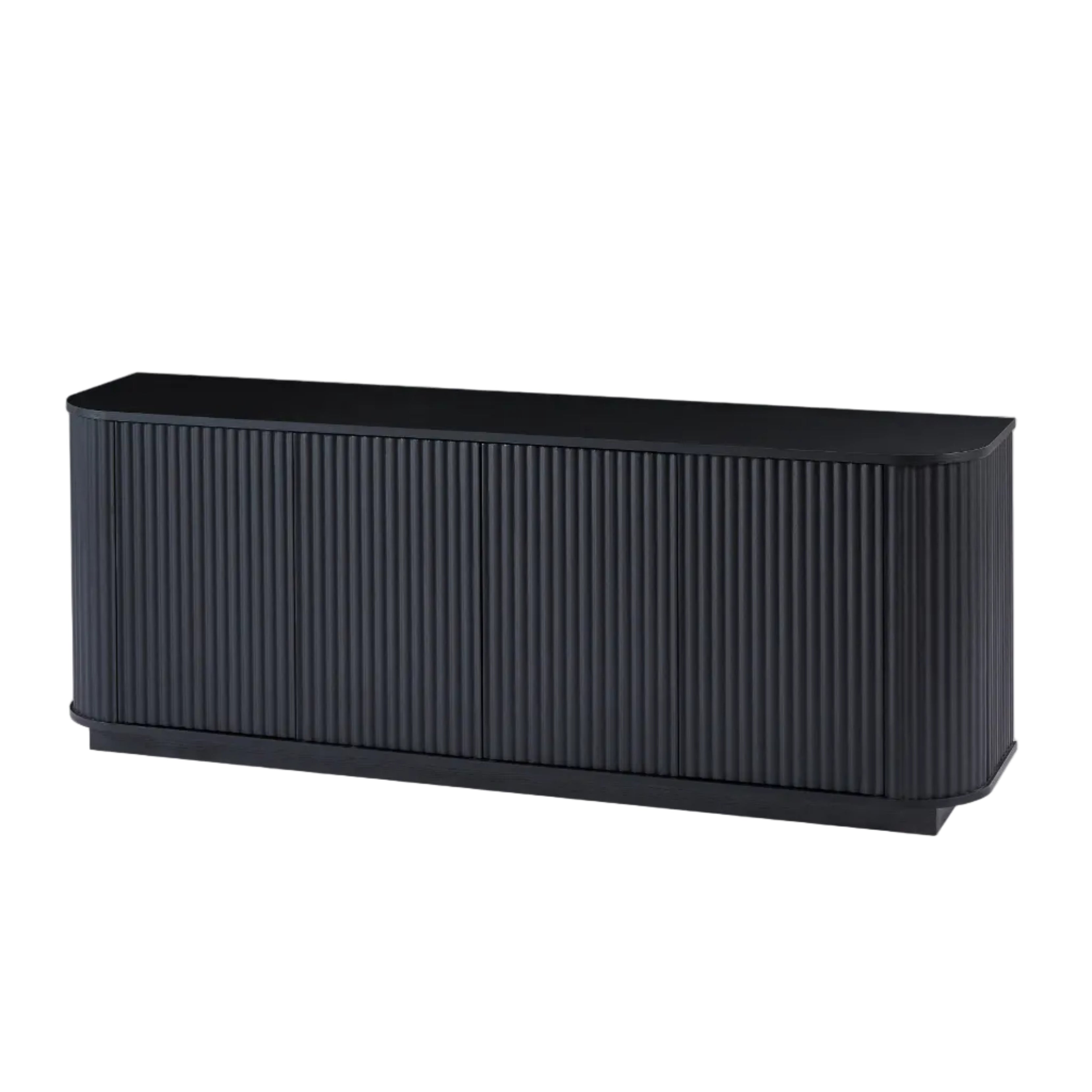 Kyoto 64” Sideboard TV Cabinet with Fluted Doors and Drawers