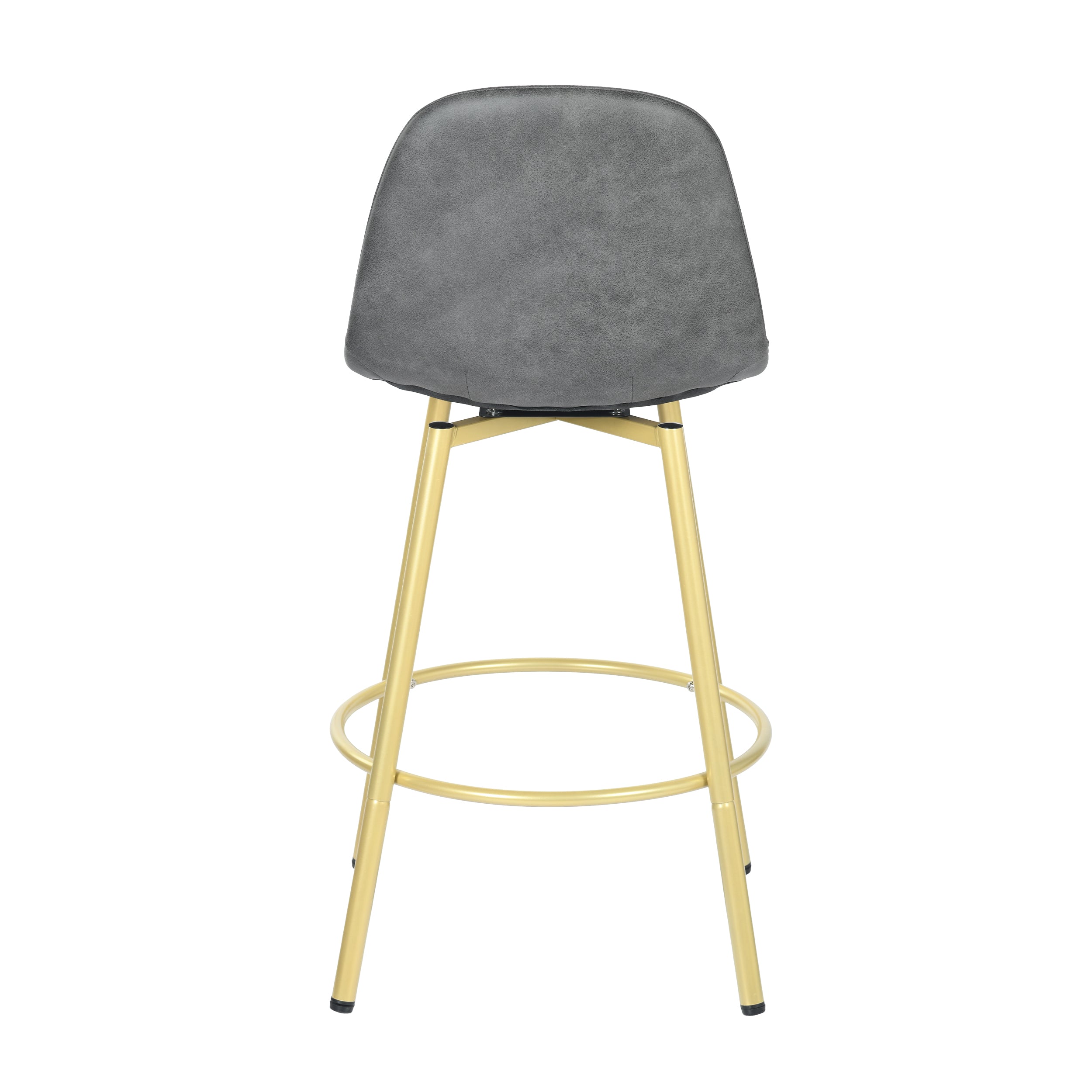 Open Box Homy Casa CHAR-CS001 Charcoal Bar Stool "18.7'' x 19.61'' x 37.8''" Modern Upholstered Seating