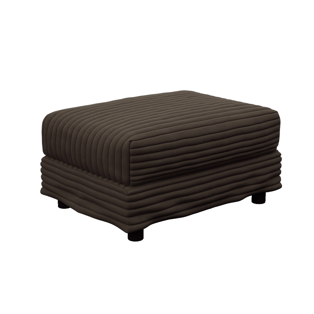 Two Movable Ottomans