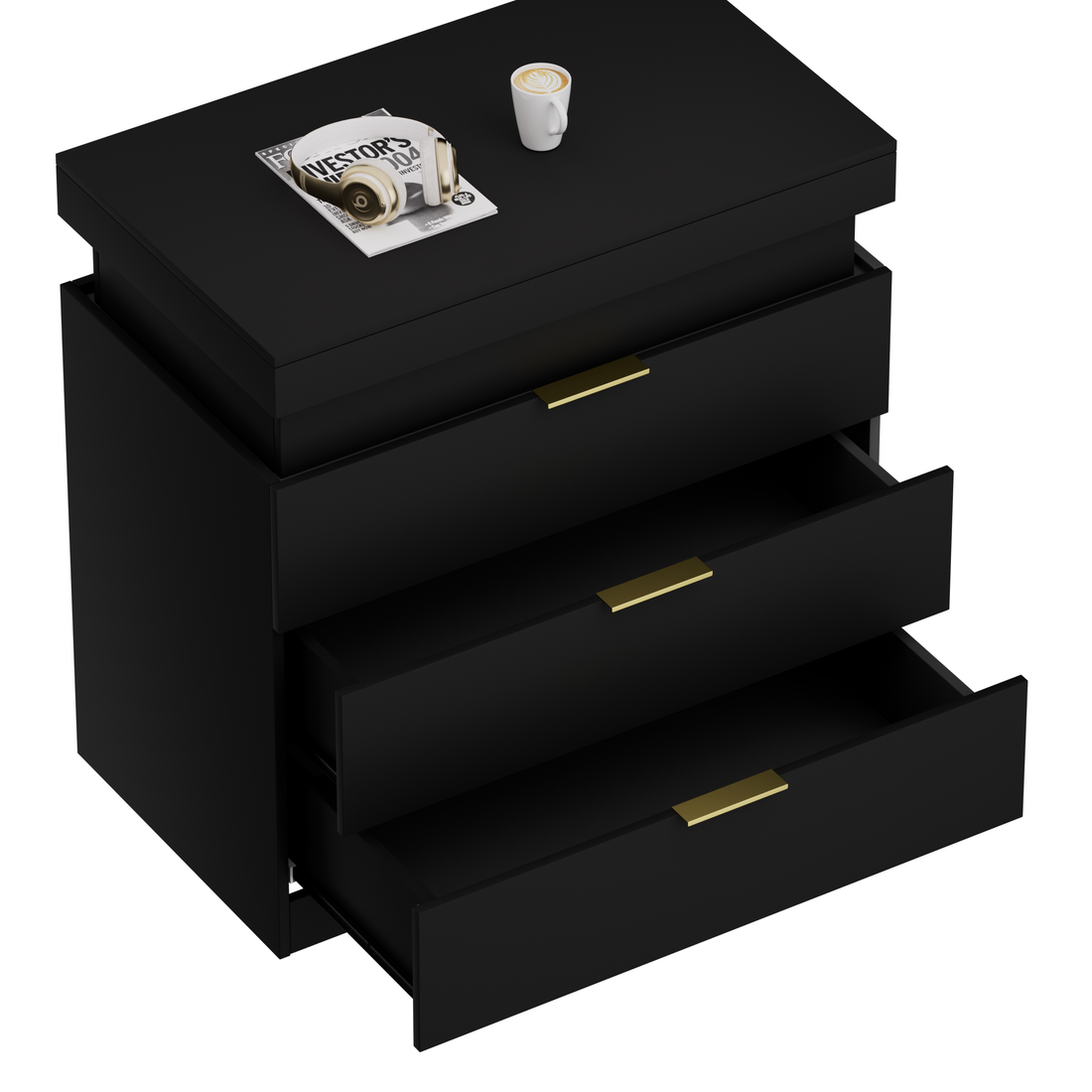 Modern Black Finish