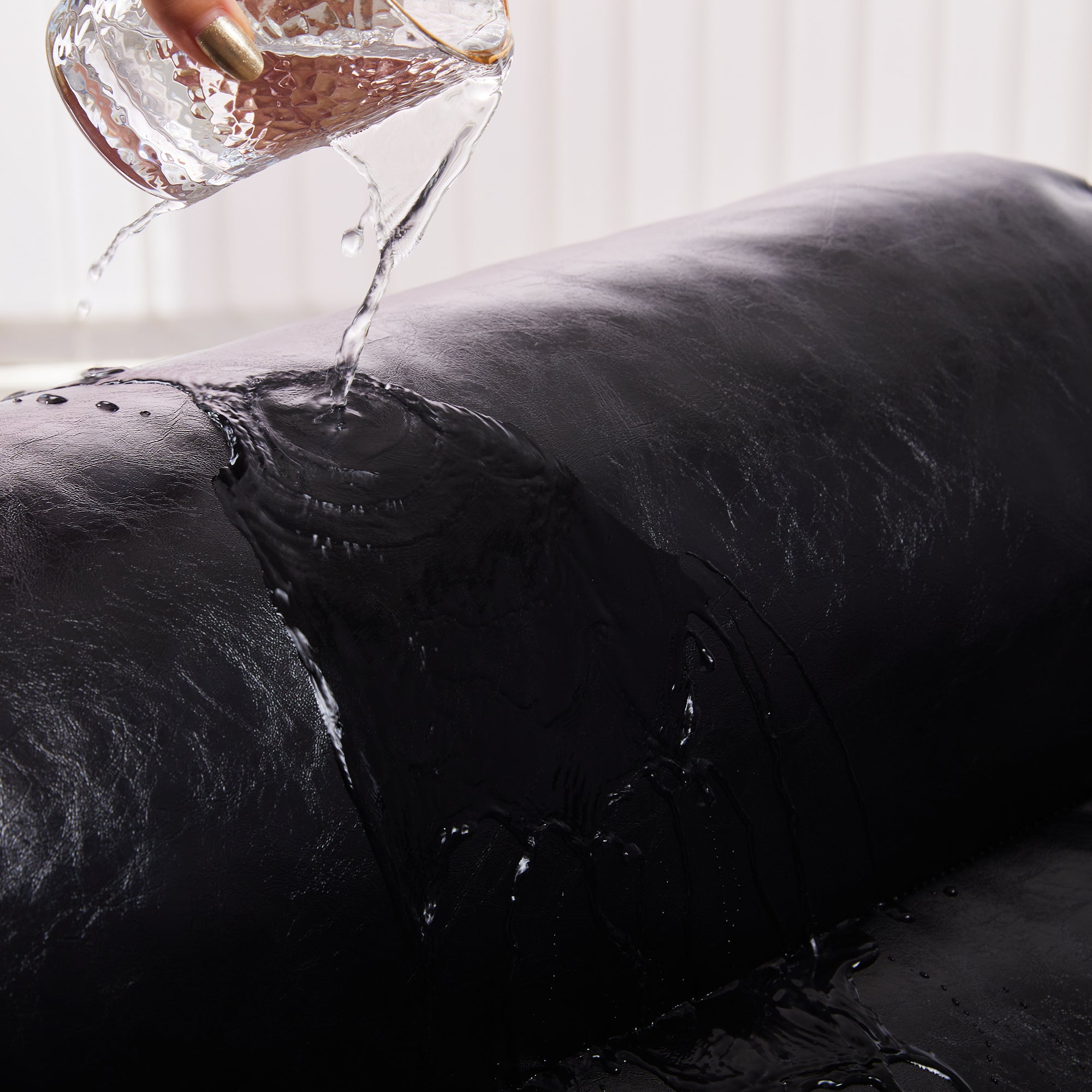 Ravena Modern Vintage Leather Lounge Chair with Removable Armrests