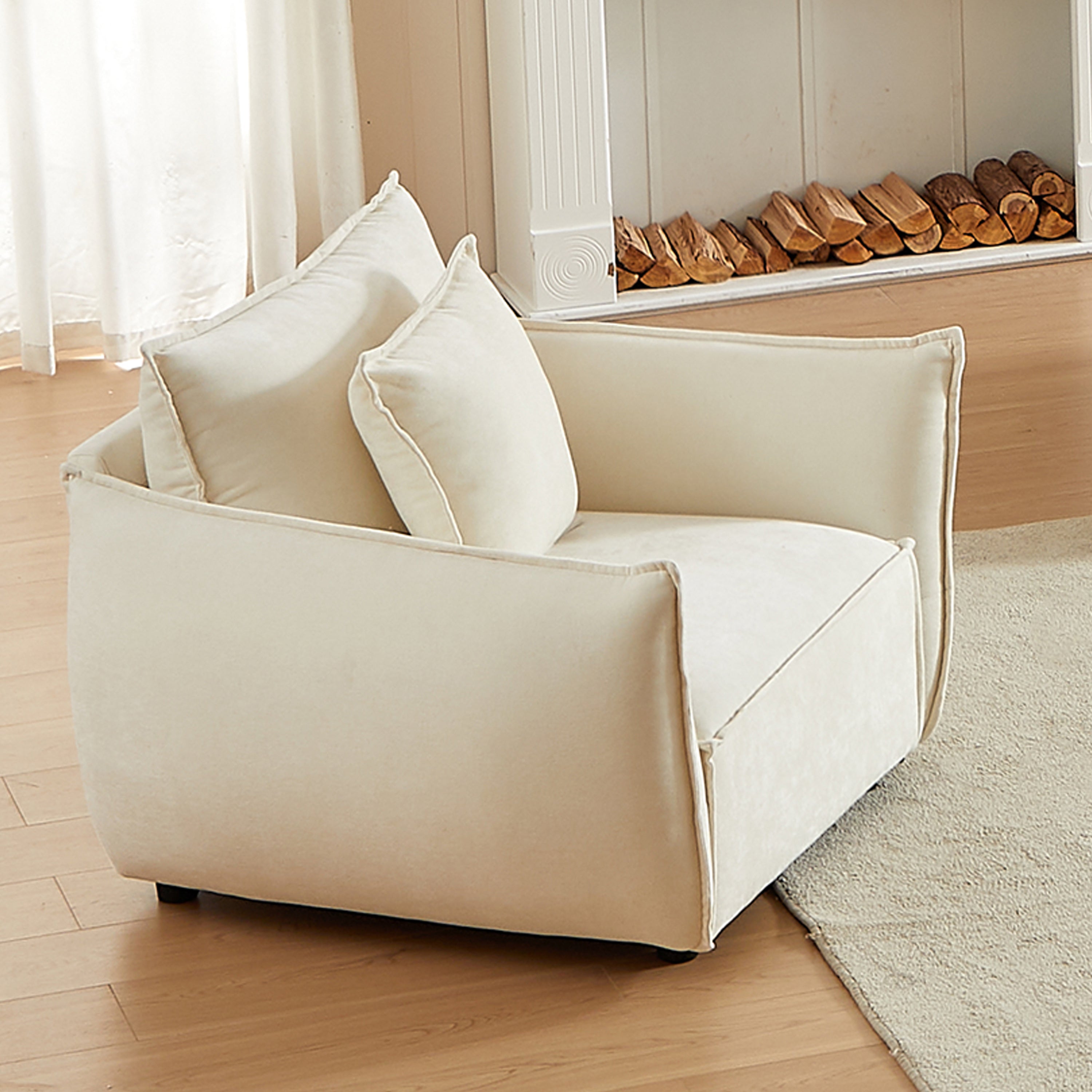Phoenix 41" Oversized Upholstered Sofa Armchair