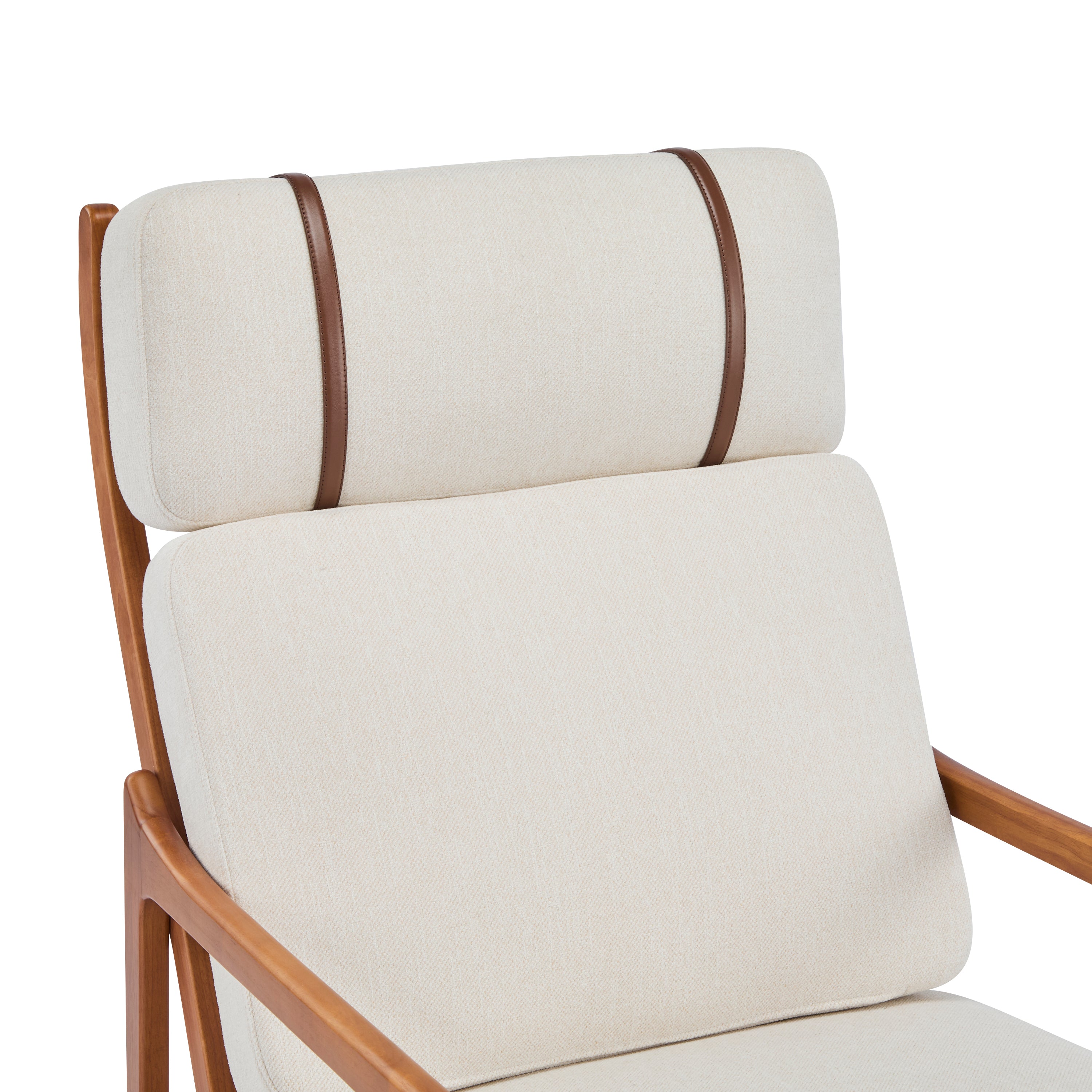 Crater Mid Century Ergonomic Accent Armchair