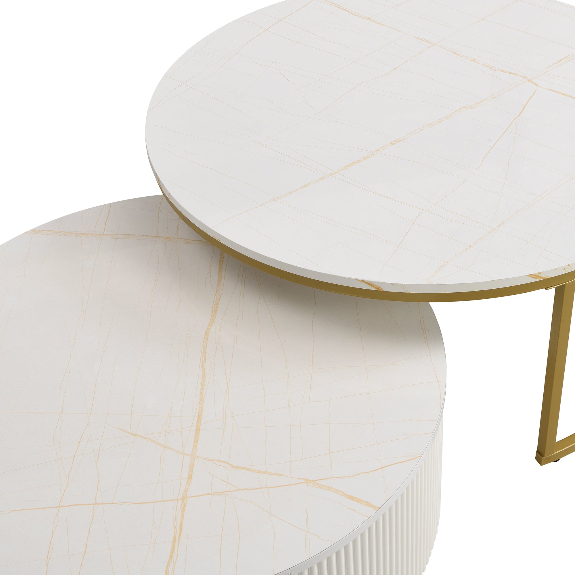 Biarritz Nesting Coffee Table Set with Storage Drawer