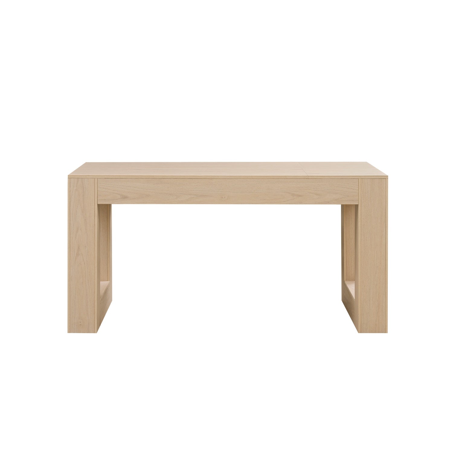 Homy Casa Rowan 63" Farmhouse Solid Wood Rectangular Dining Table