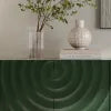 Grenoble 59" Sideboard Storage Cabinet with Sculptural Wave Pattern