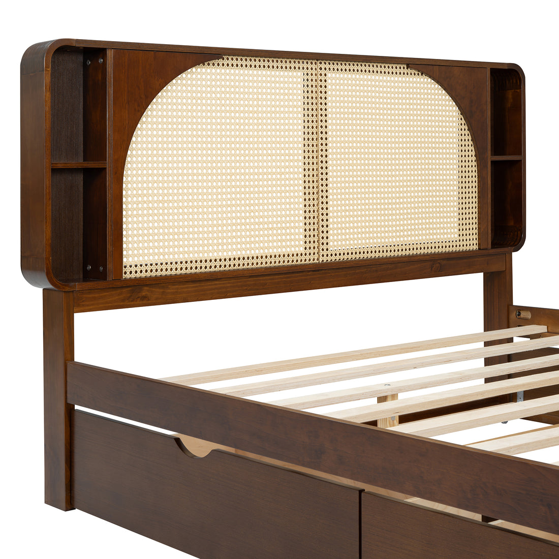Arched Rattan Panel