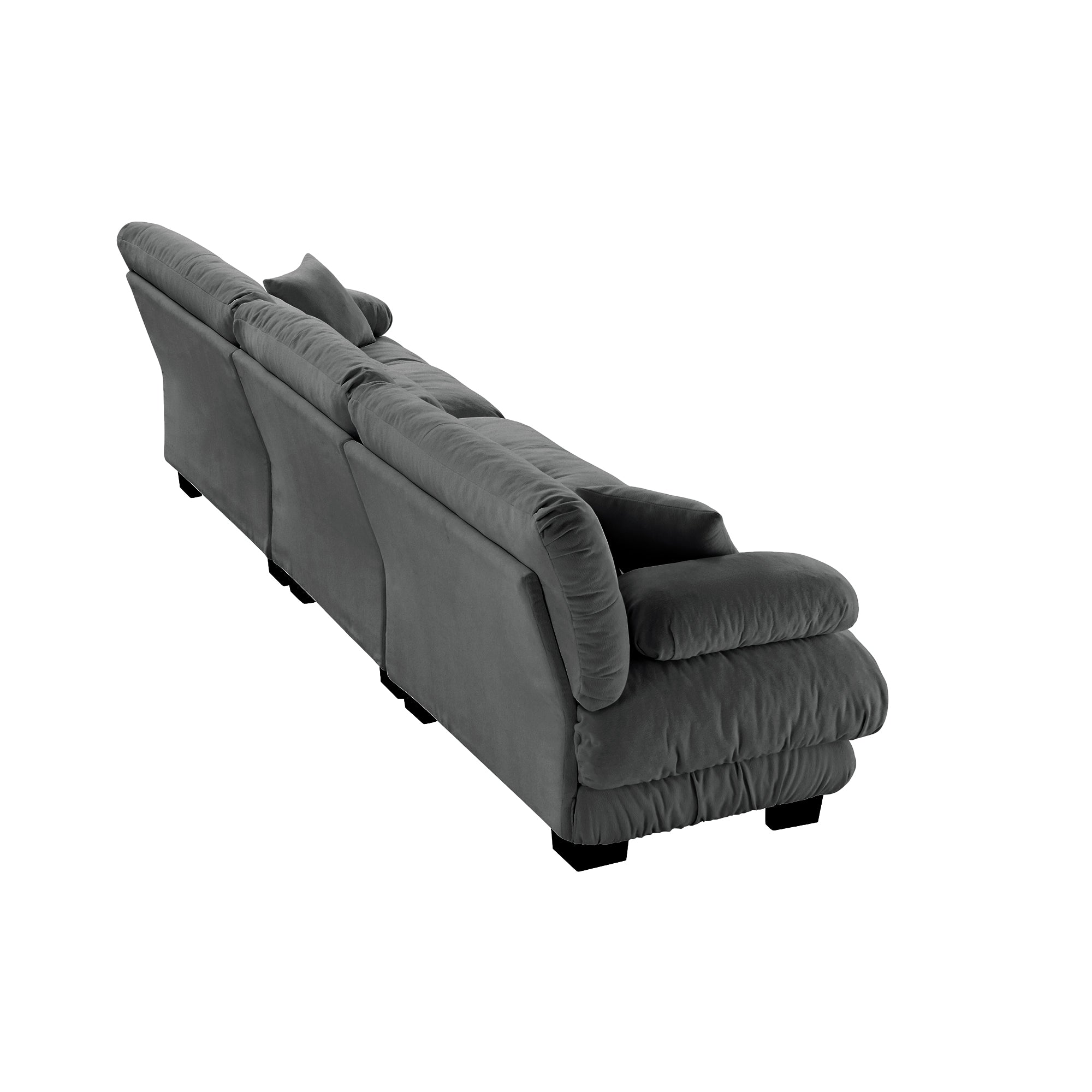 Monterey 130" Extra Large 6-Seater Deep Seat Modular Sectional Sofa Cloud Couch