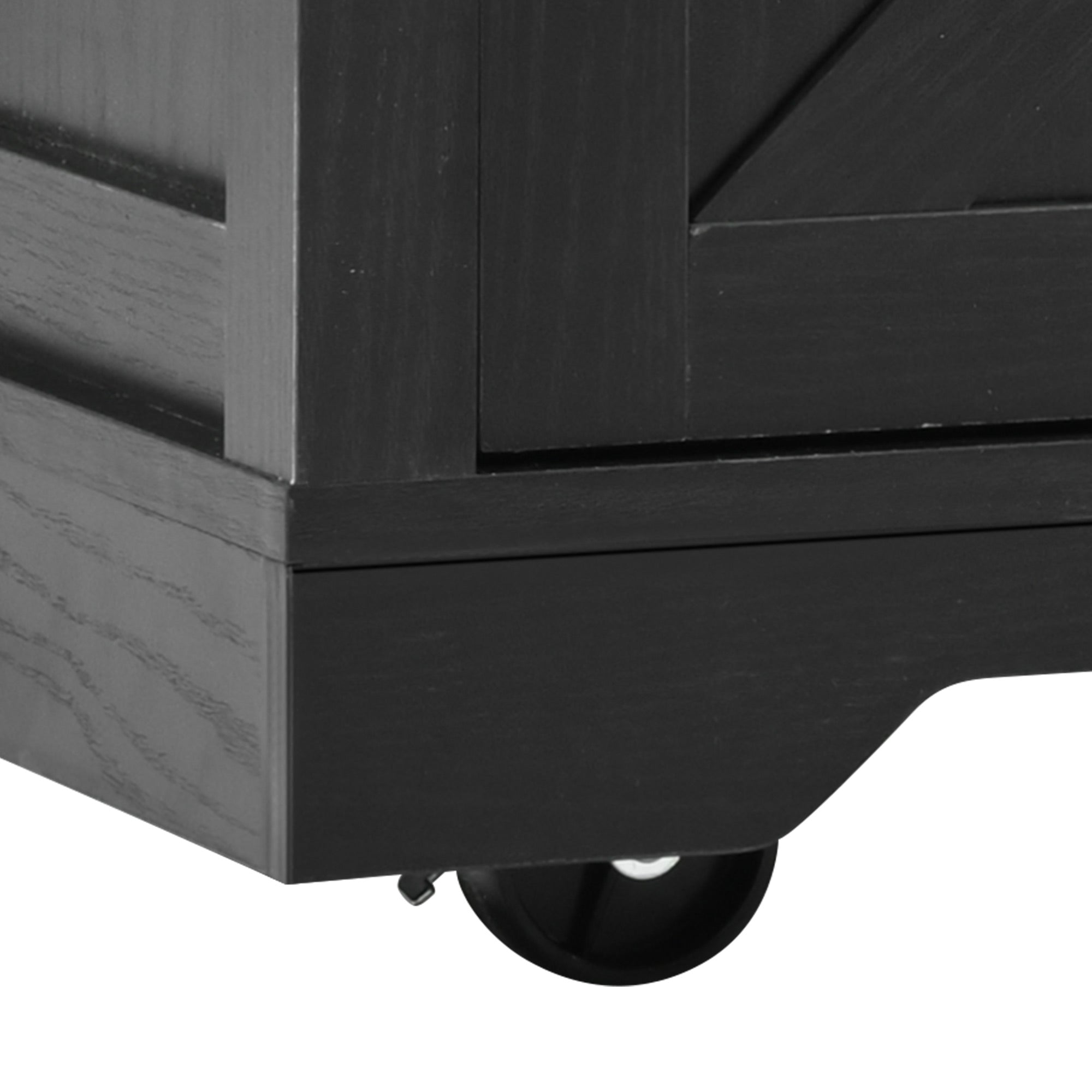 Arlena 55 Inch Farmhouse Kitchen Island with Power Outlet and Drop Leaf