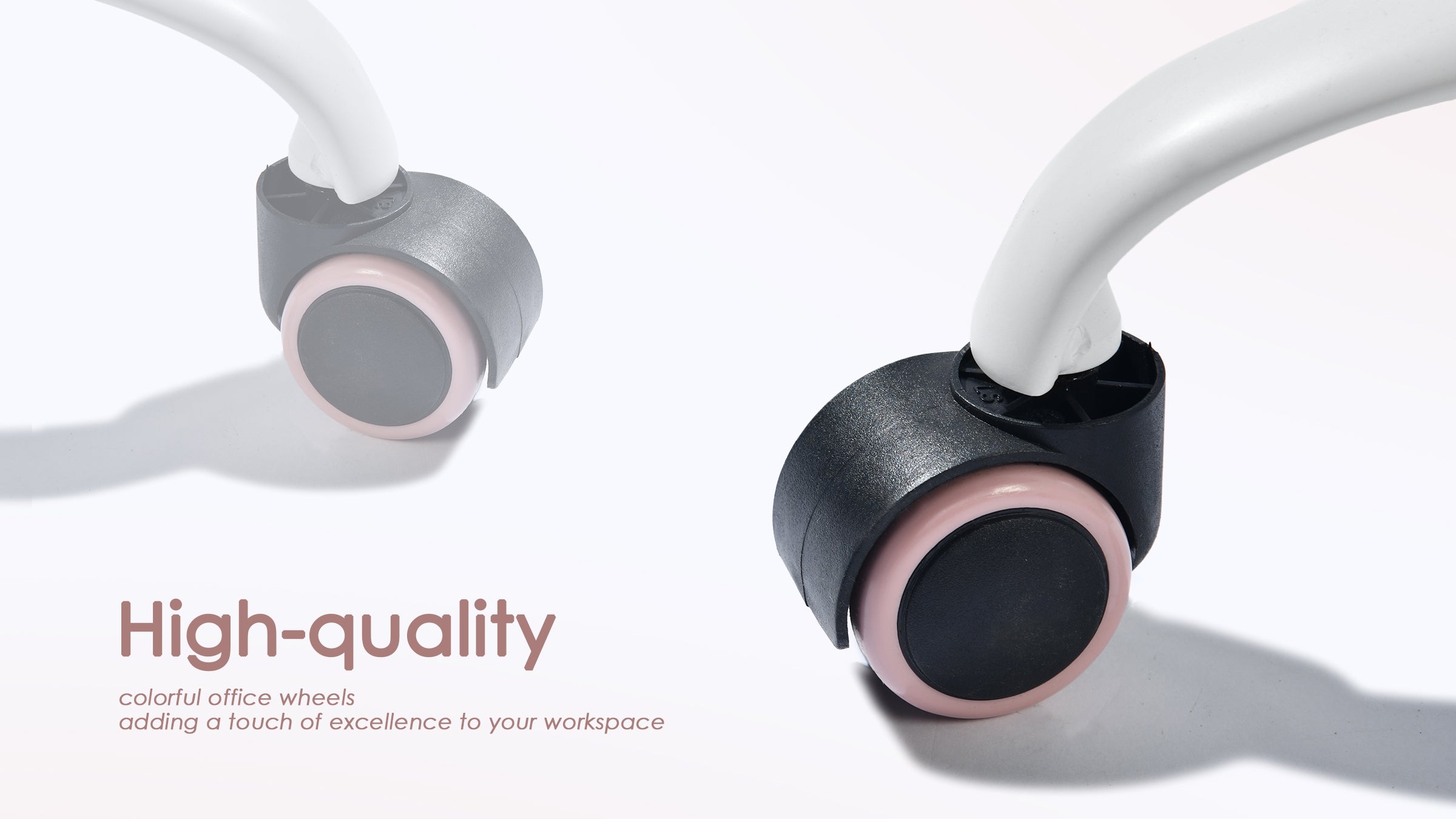 Homy Casa Baseline Study Table Set with Carnation Swivel Upholstered Chair