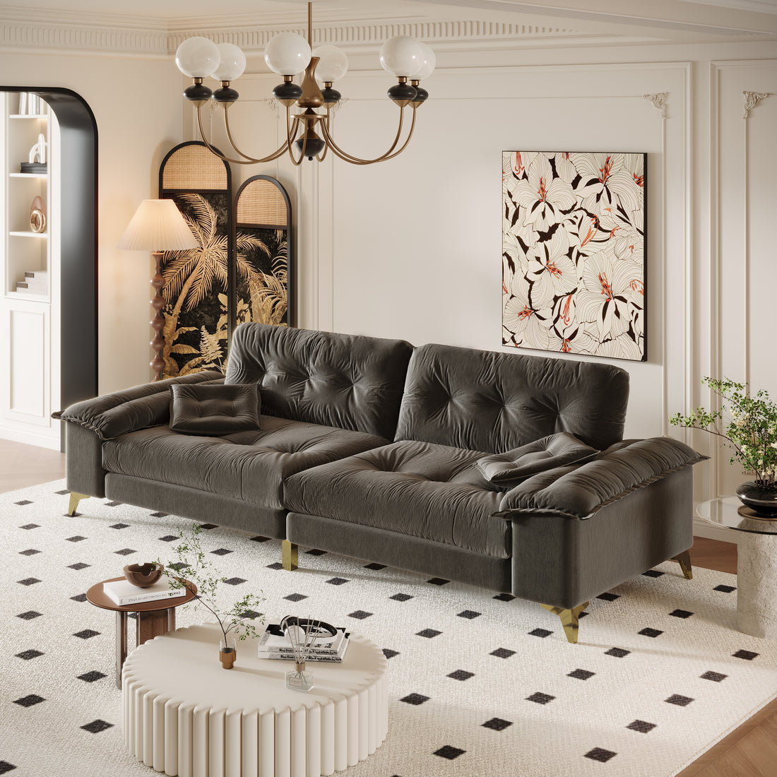 Wide Removable Armrests