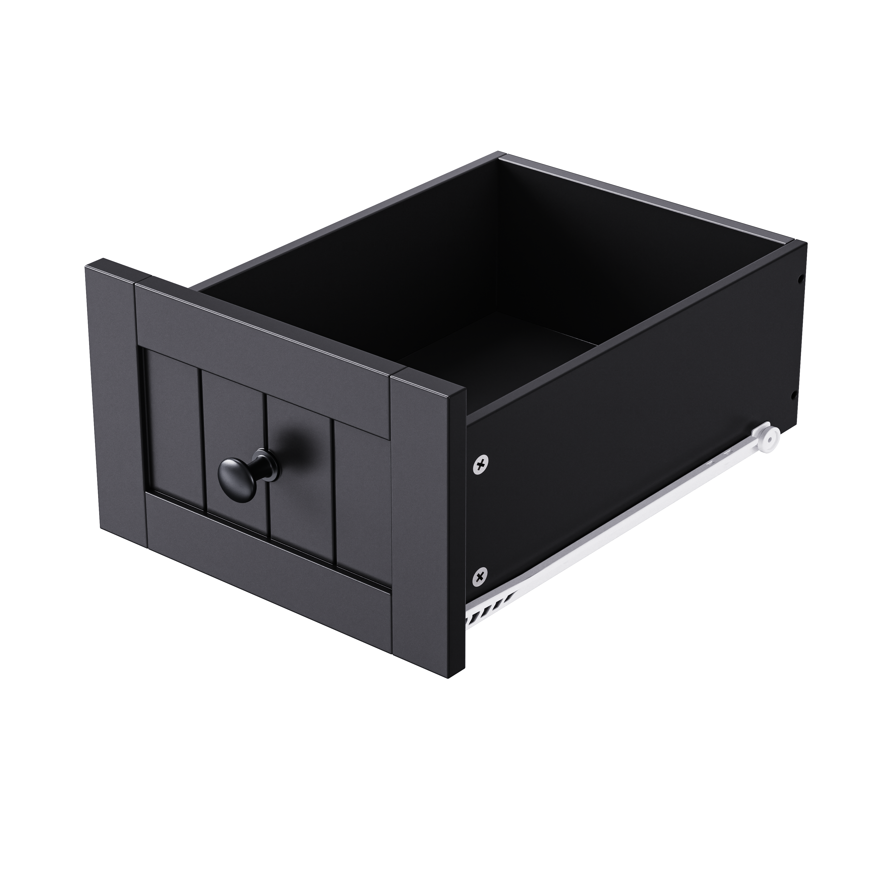 Maui 53" 3 Piece Kitchen Island Dining Table Set with 2 Stools, Black