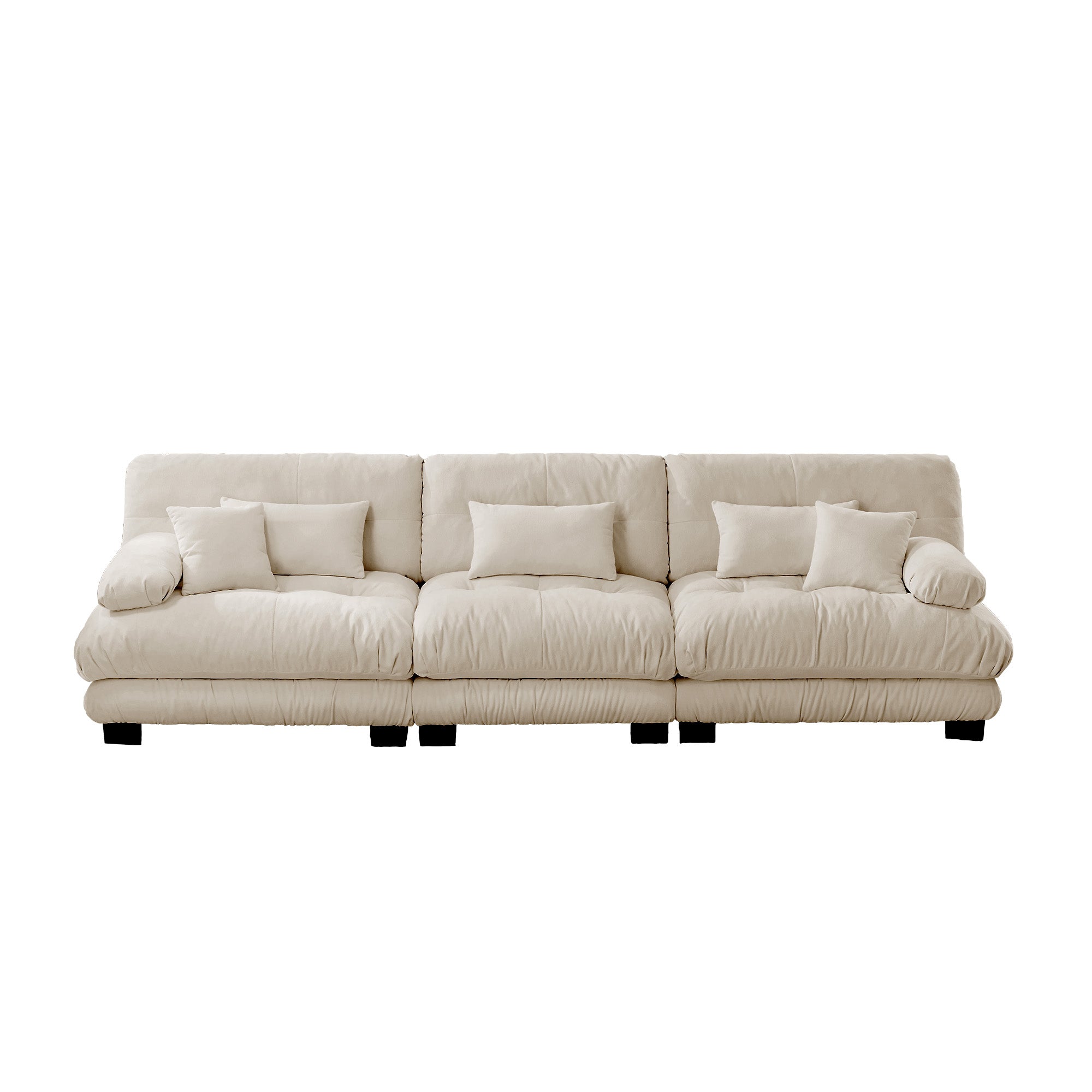 Monterey 130" Extra Large 6-Seater Deep Seat Modular Sectional Sofa Cloud Couch