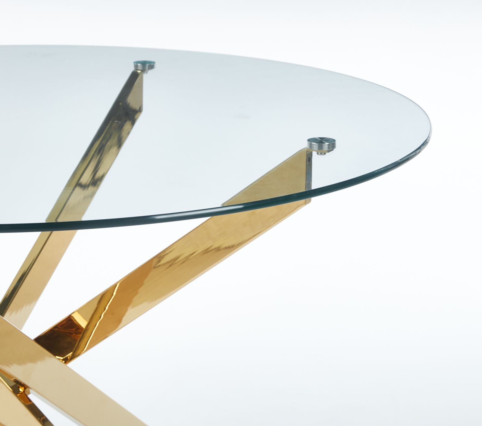 Orinoco Round Glass Dining Table