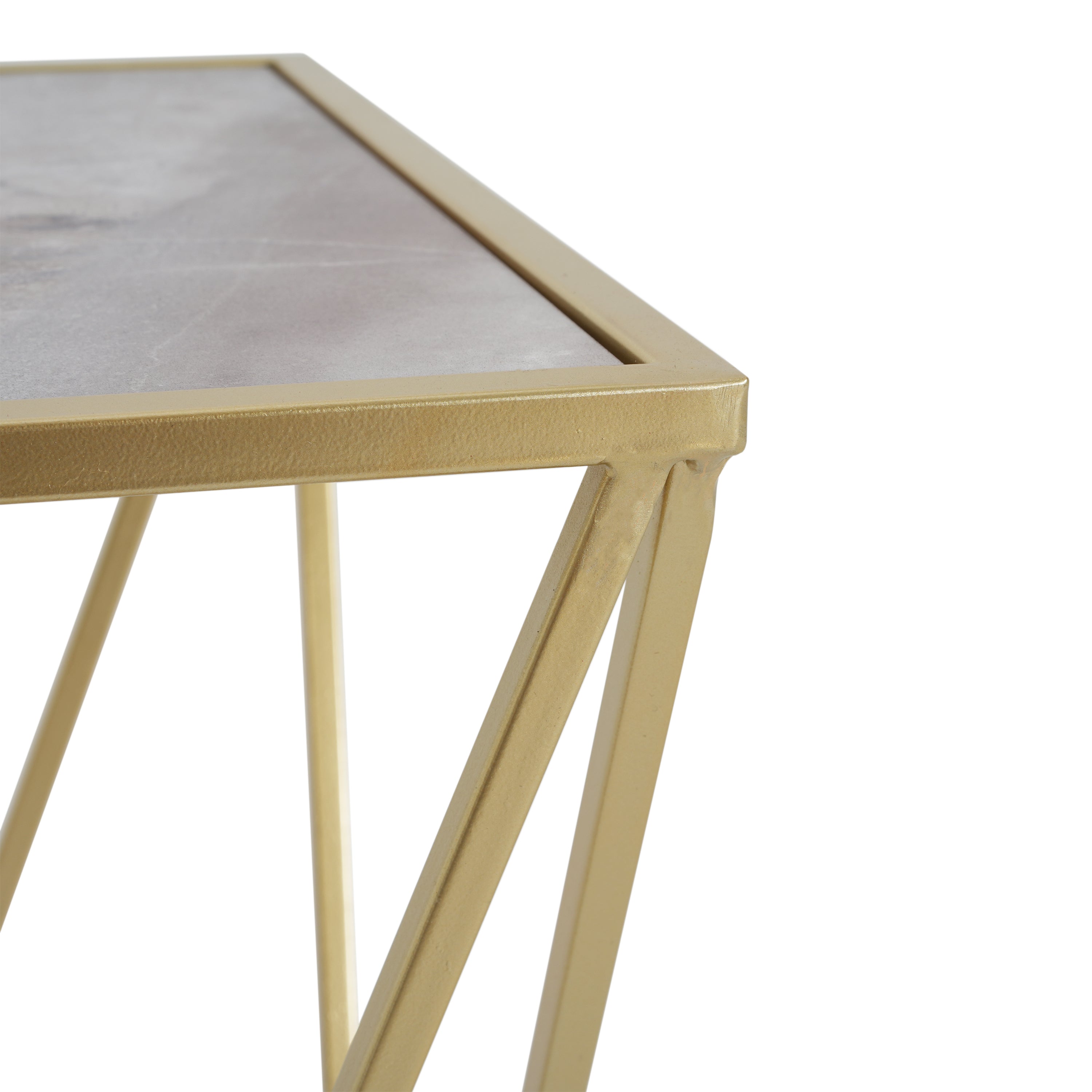 Reims Geometric Side Table