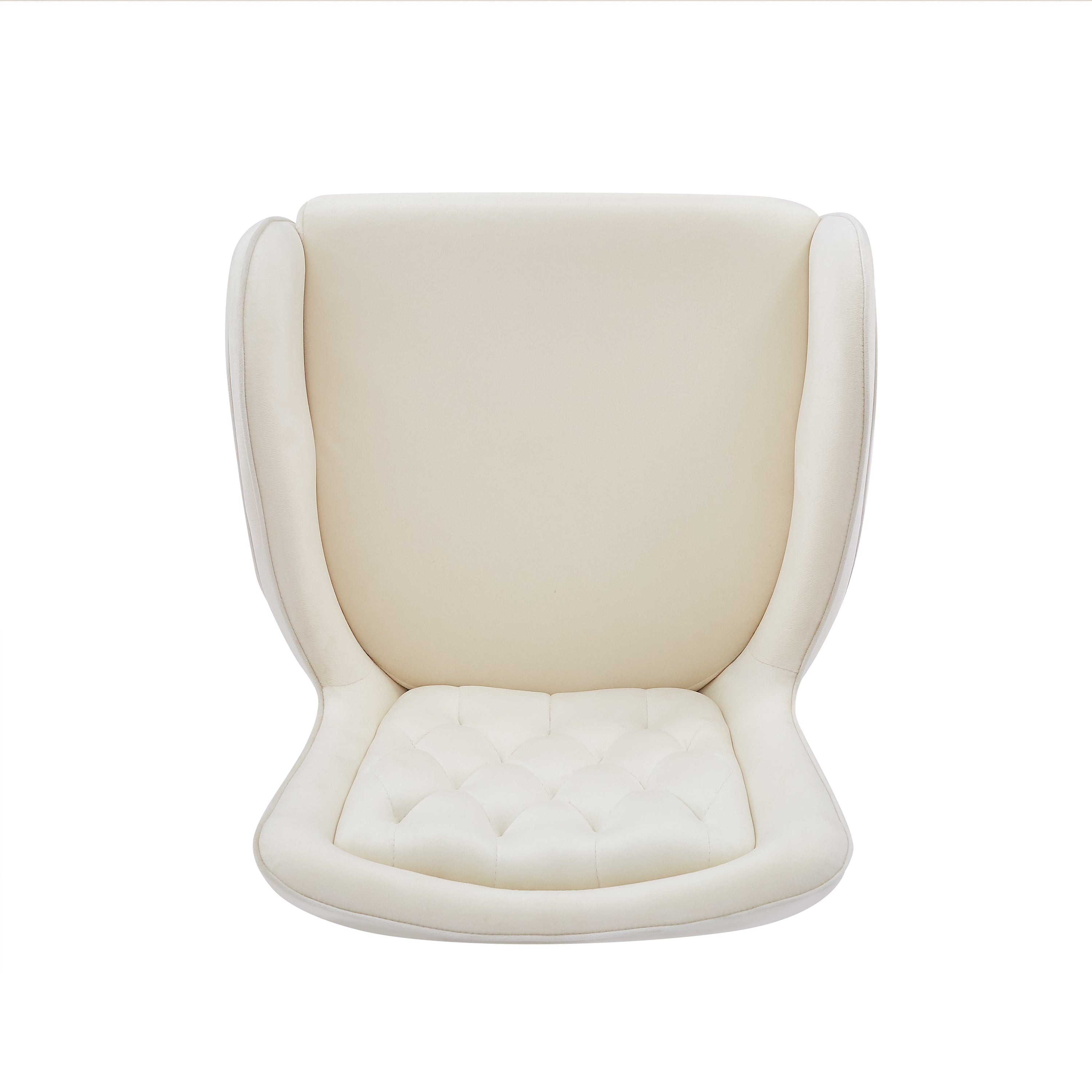 Seren 28.75" Modern Velvet Counter Height Bar Stools Set of 2 with Gold Legs and Footrest