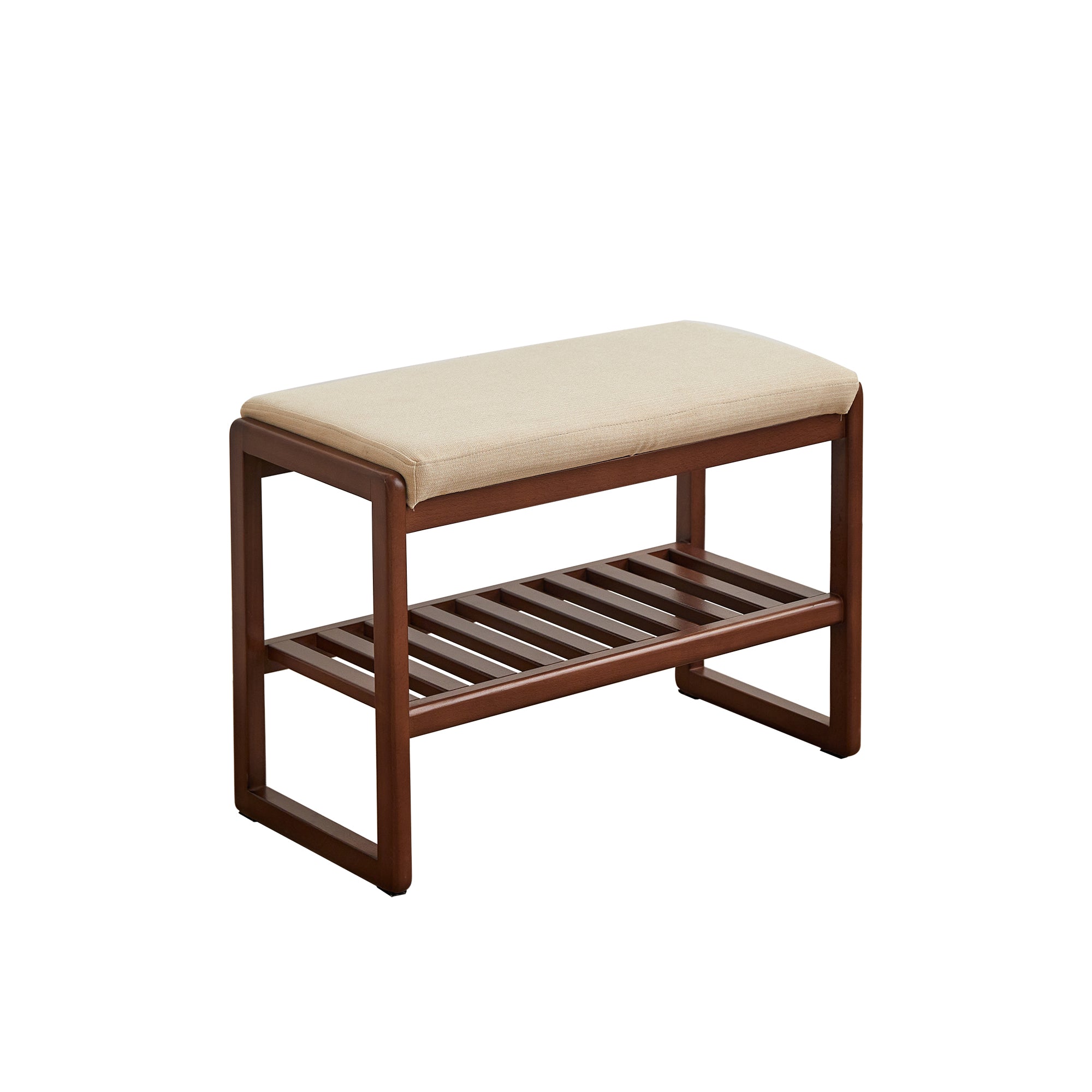 Dorset Solid Wood Shoe Bench Storage Rack Organizer
