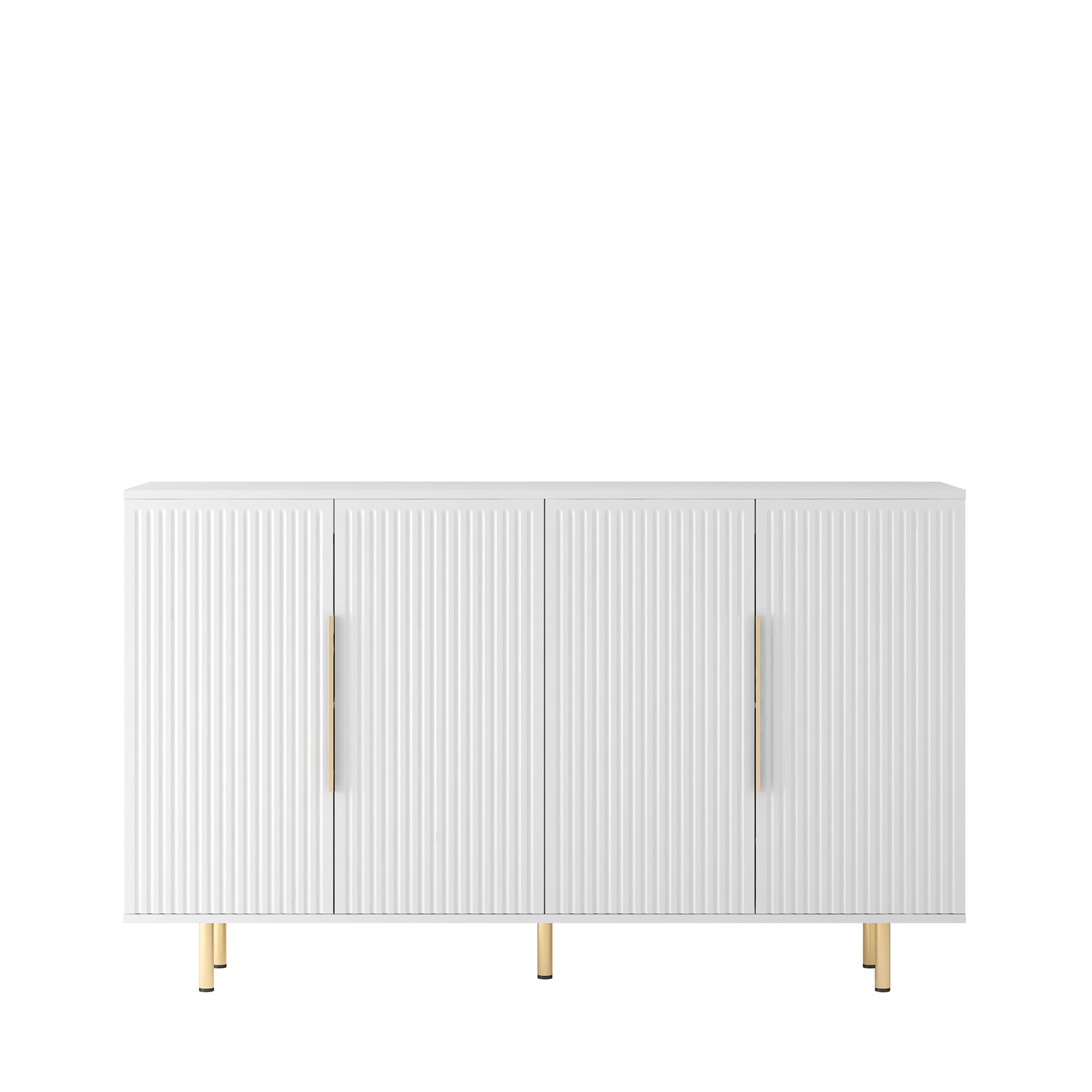 Jaipur 56" 4-Door Sideboard with Gold Handles