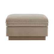 MlRA ottoman in Light Coffee