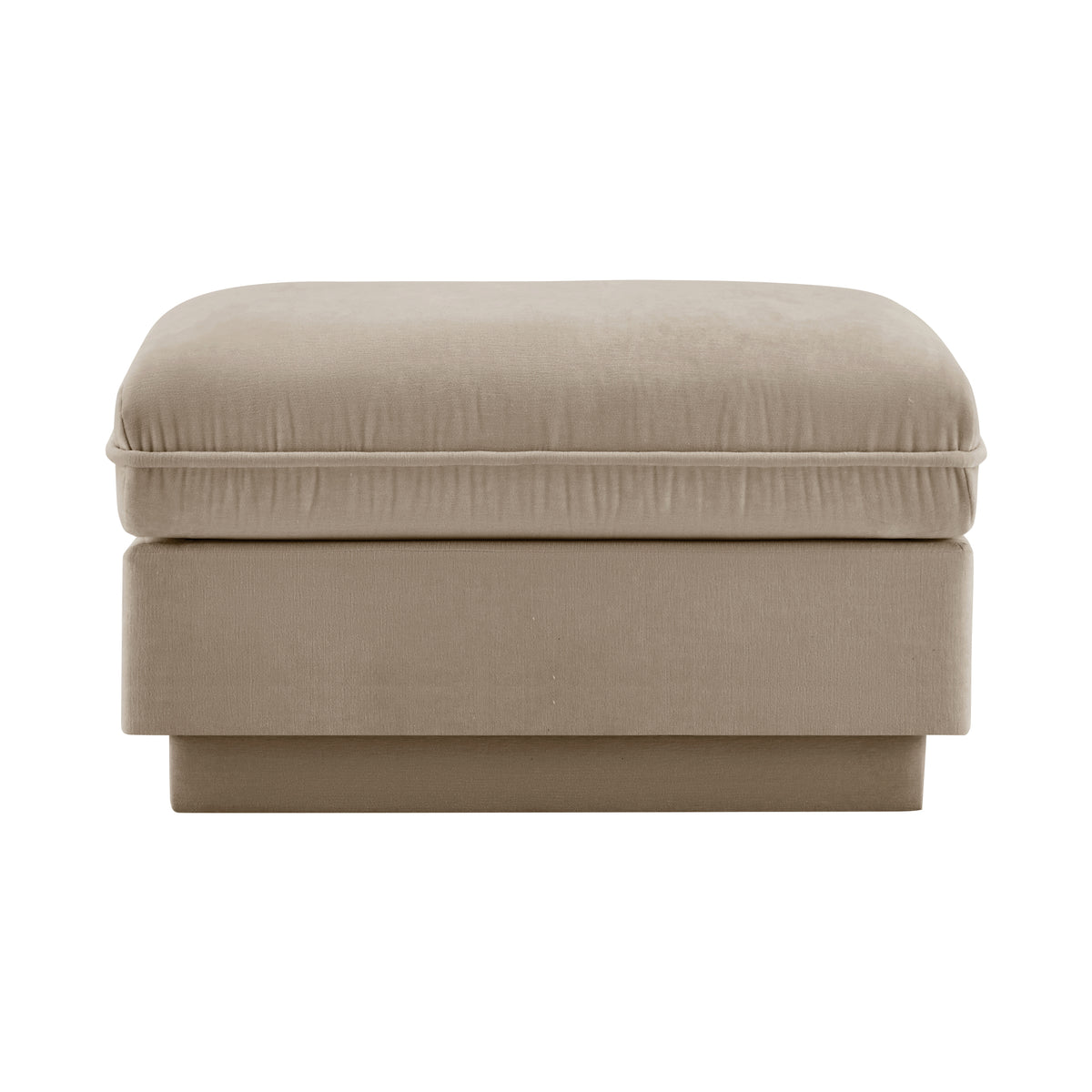 MlRA ottoman in Light Coffee