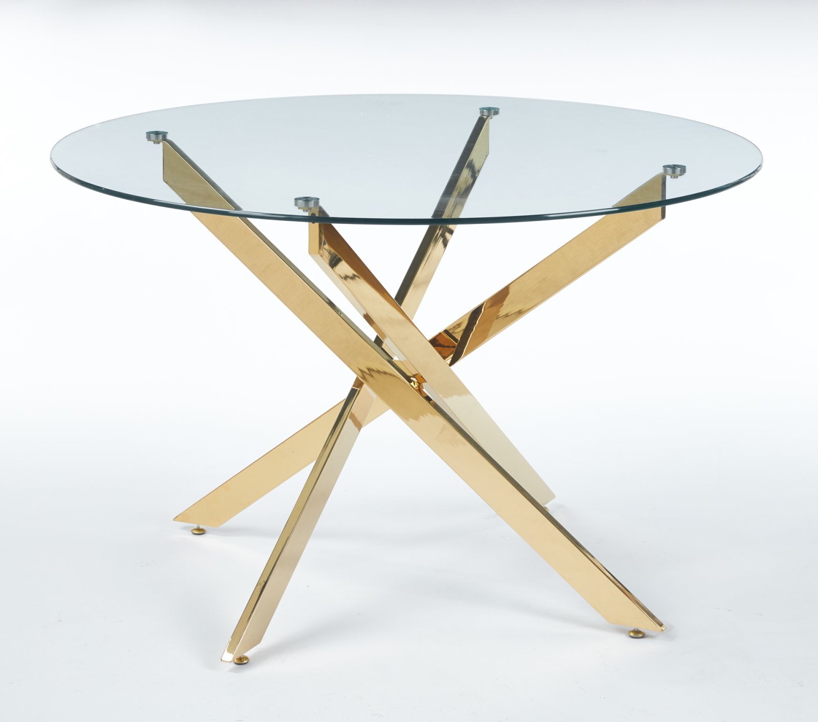 Orinoco Round Glass Dining Table