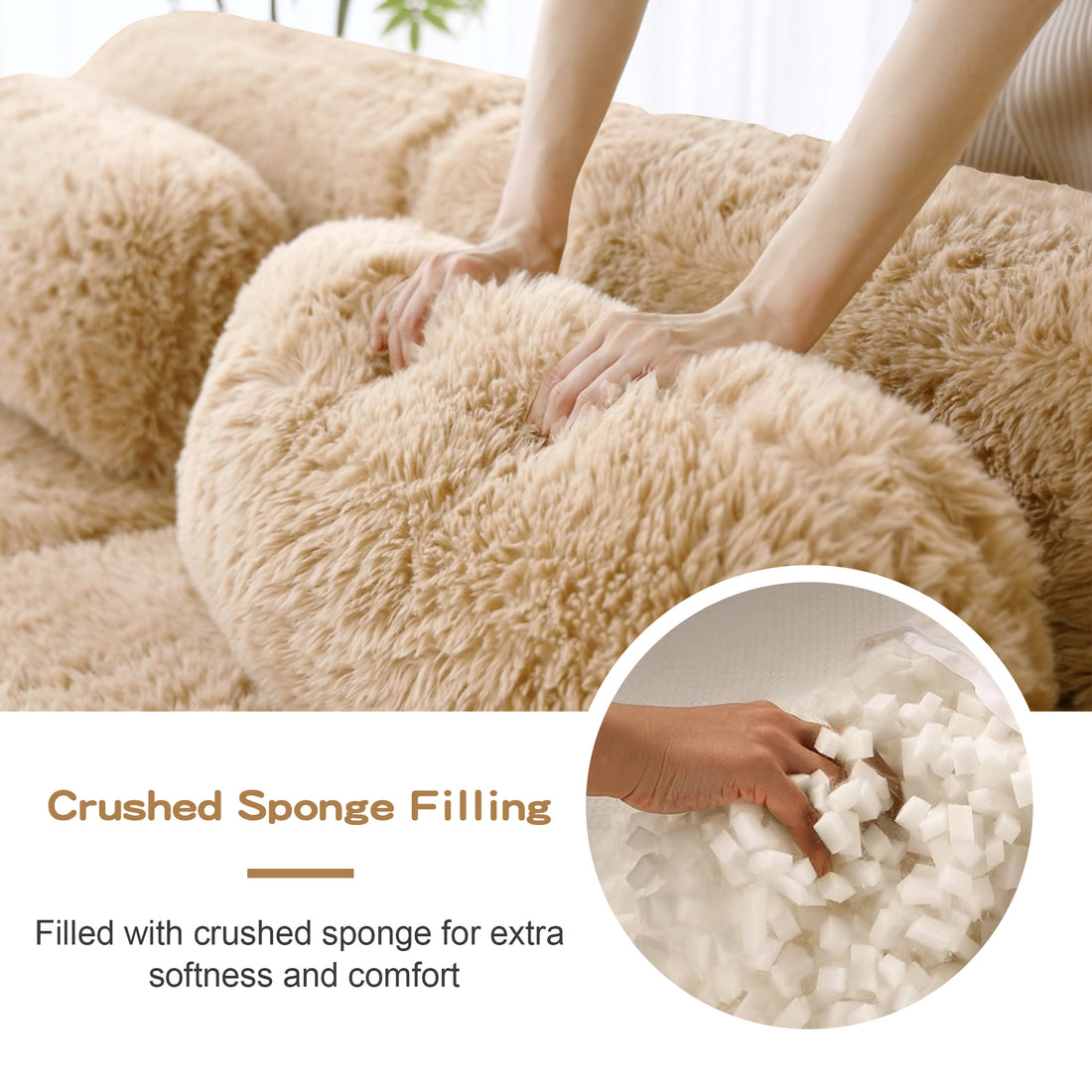 Cloud-Soft Crushed Sponge Filling