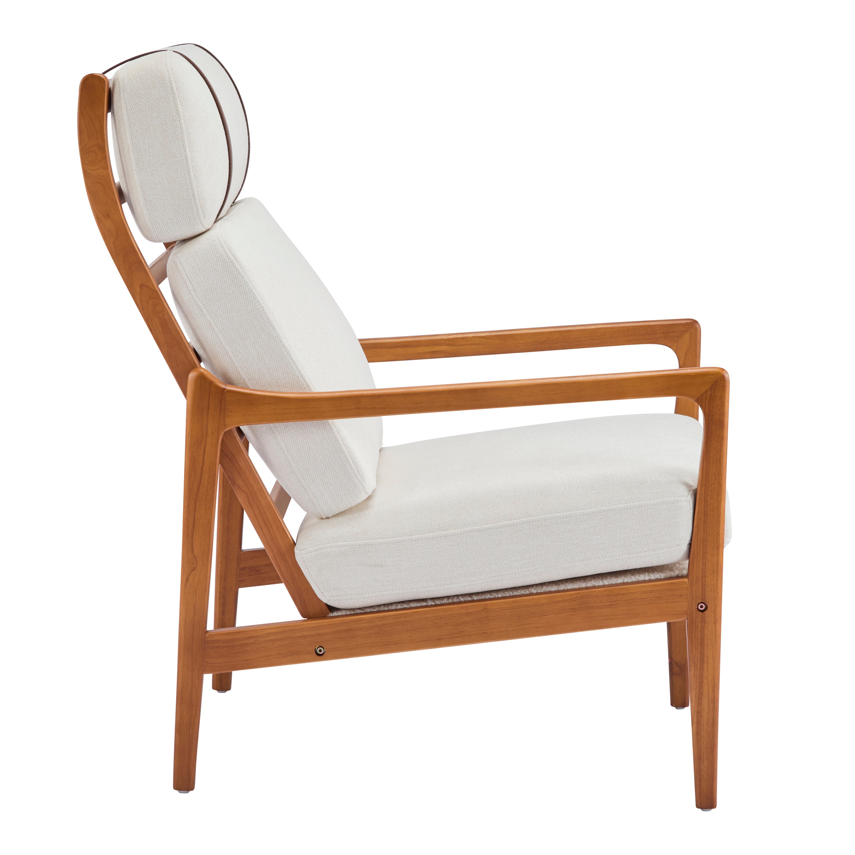 Crater Mid Century Ergonomic Accent Armchair