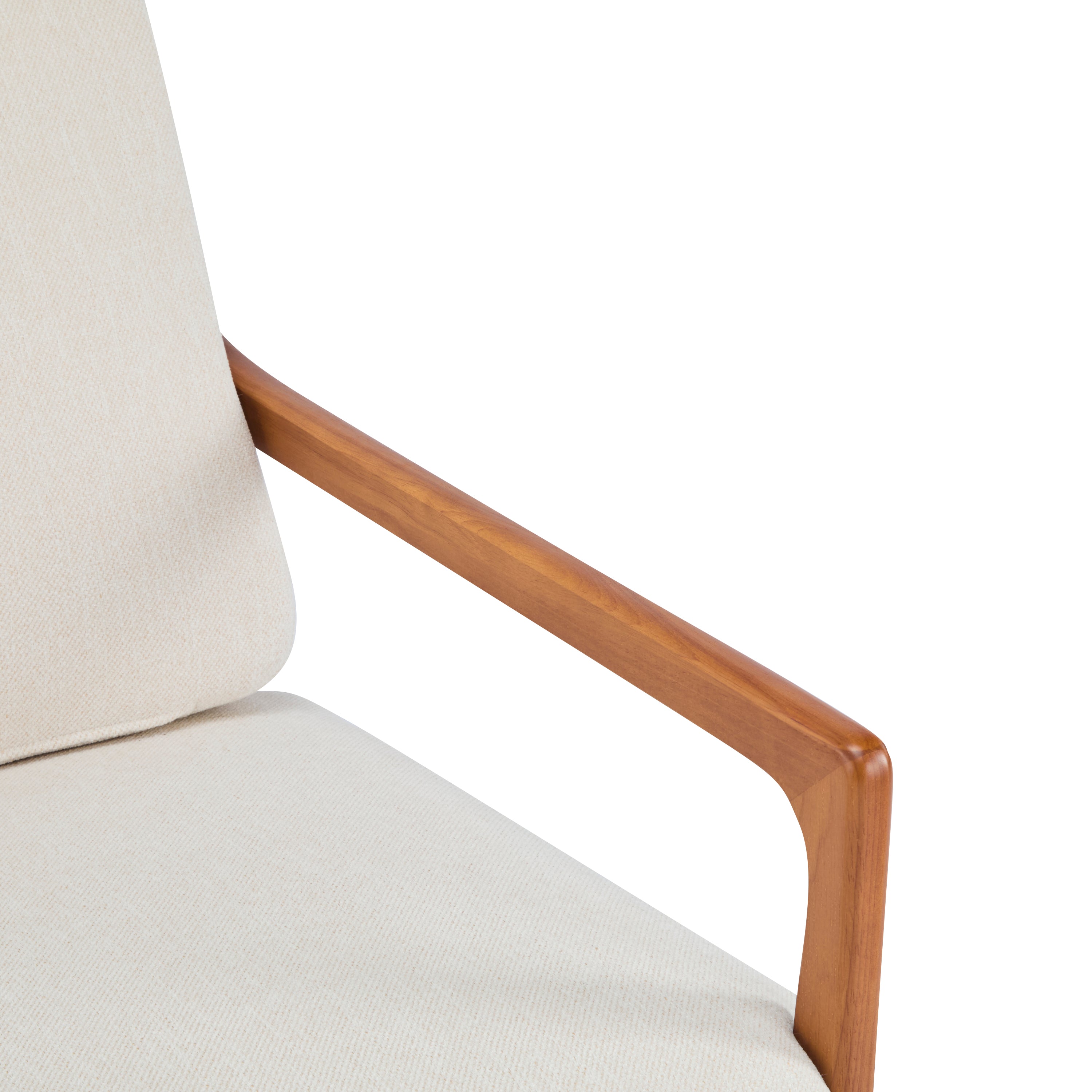 Crater Mid Century Ergonomic Accent Armchair