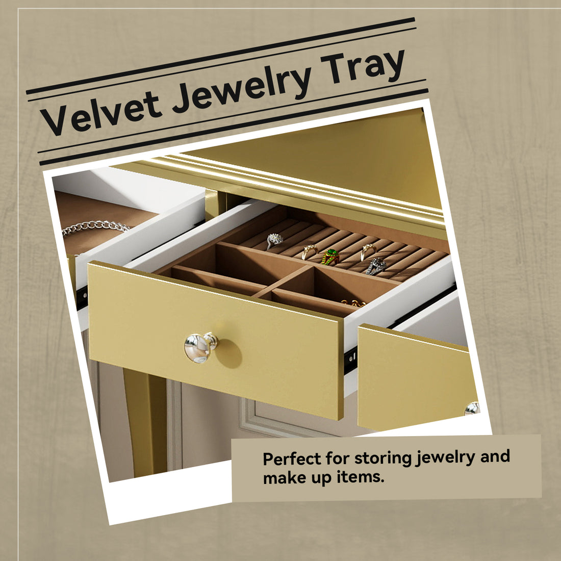 Velvet Jewelry Tray