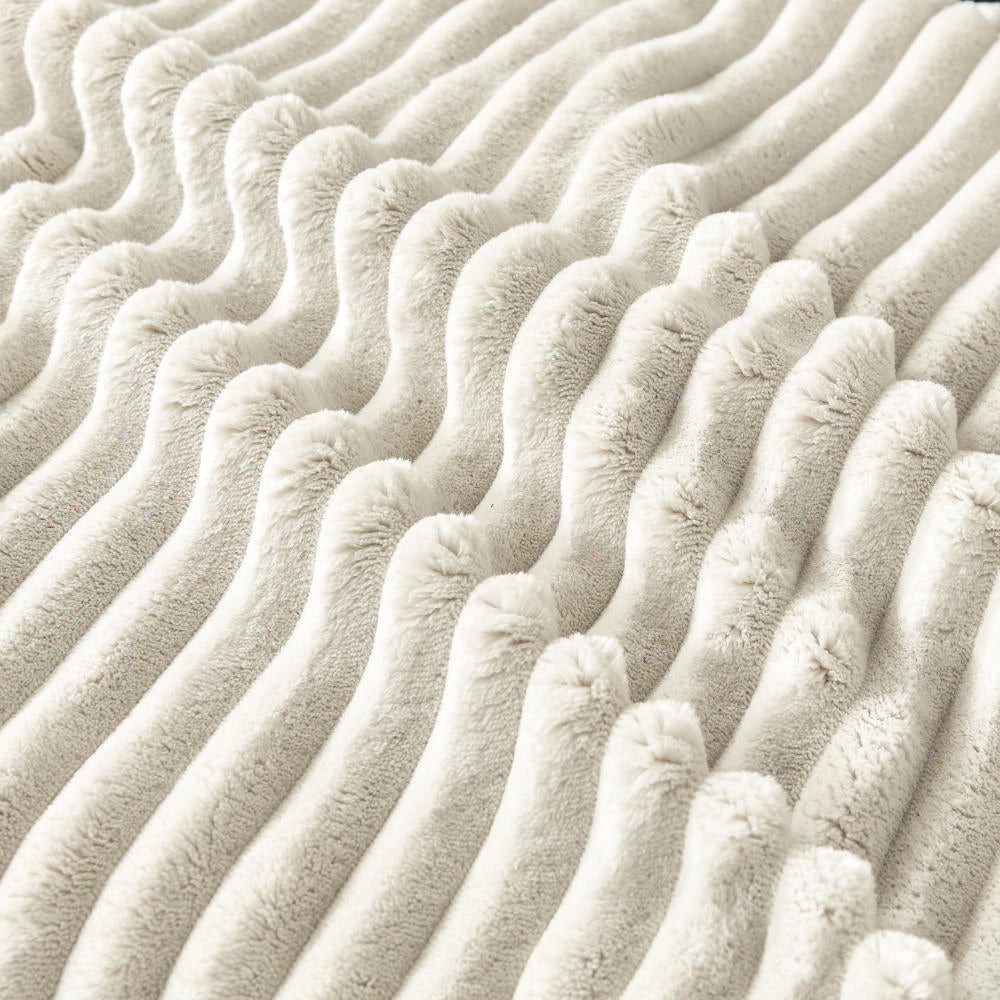 Fresno 71" Plush Corduroy Sofa with Storage Armrests and USB Port