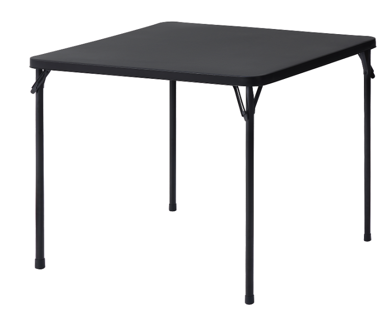 Homy Casa FERN Dining Table 34" Black Dining Room