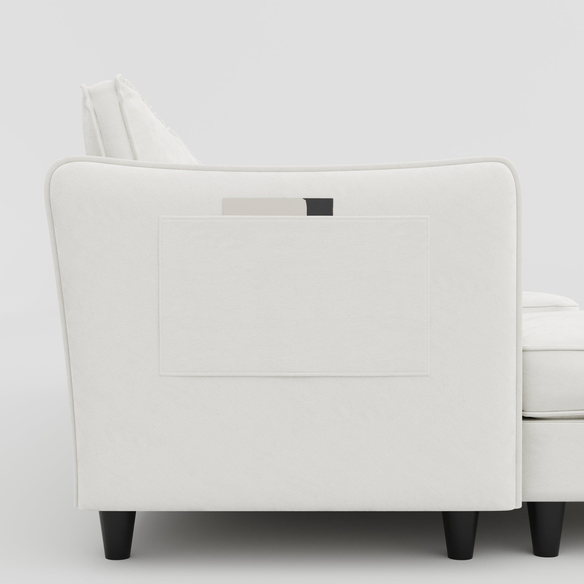 Olympic 108" 3 Seater L-Shaped Sofa with Ottoman