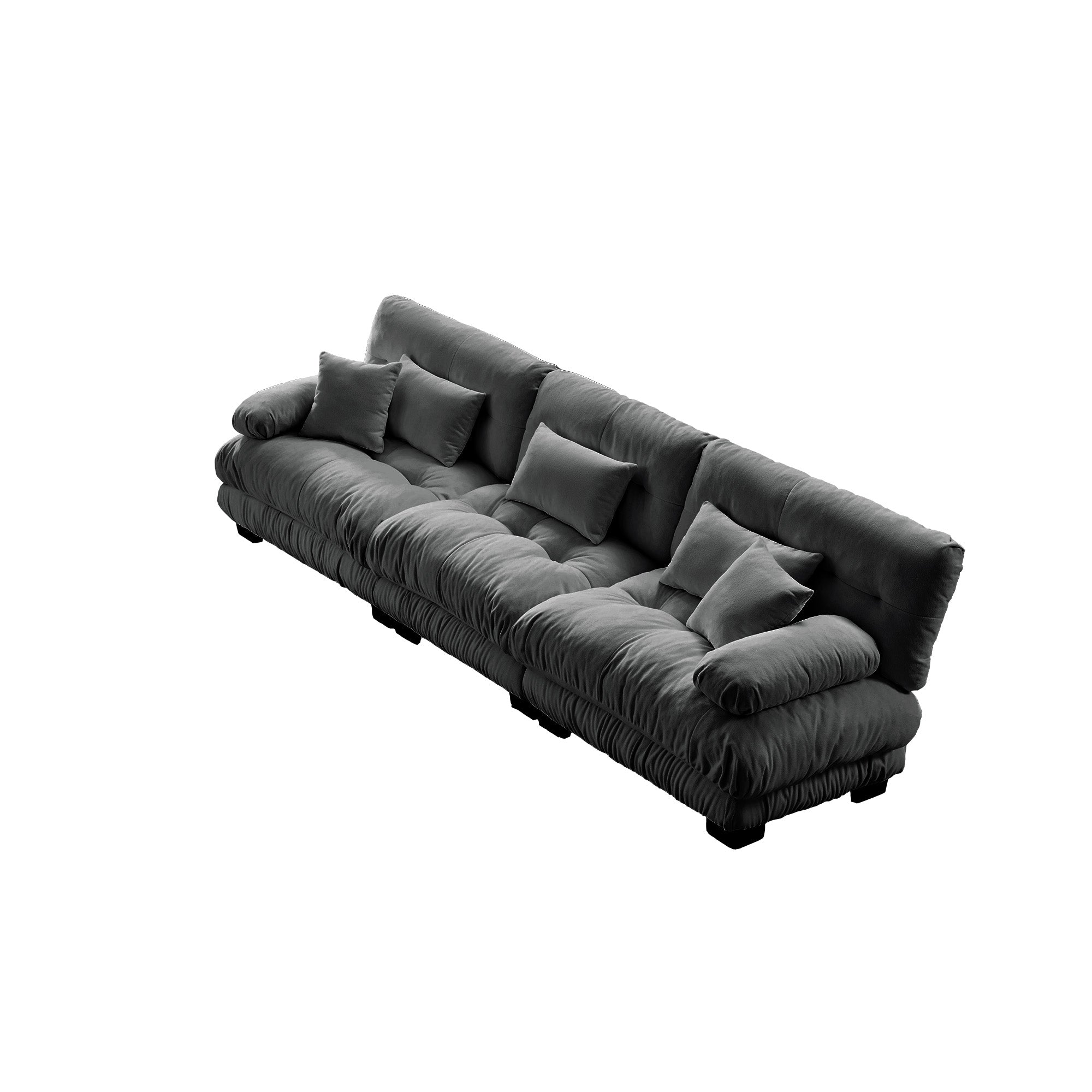 Monterey 130" Extra Large 6-Seater Deep Seat Modular Sectional Sofa Cloud Couch