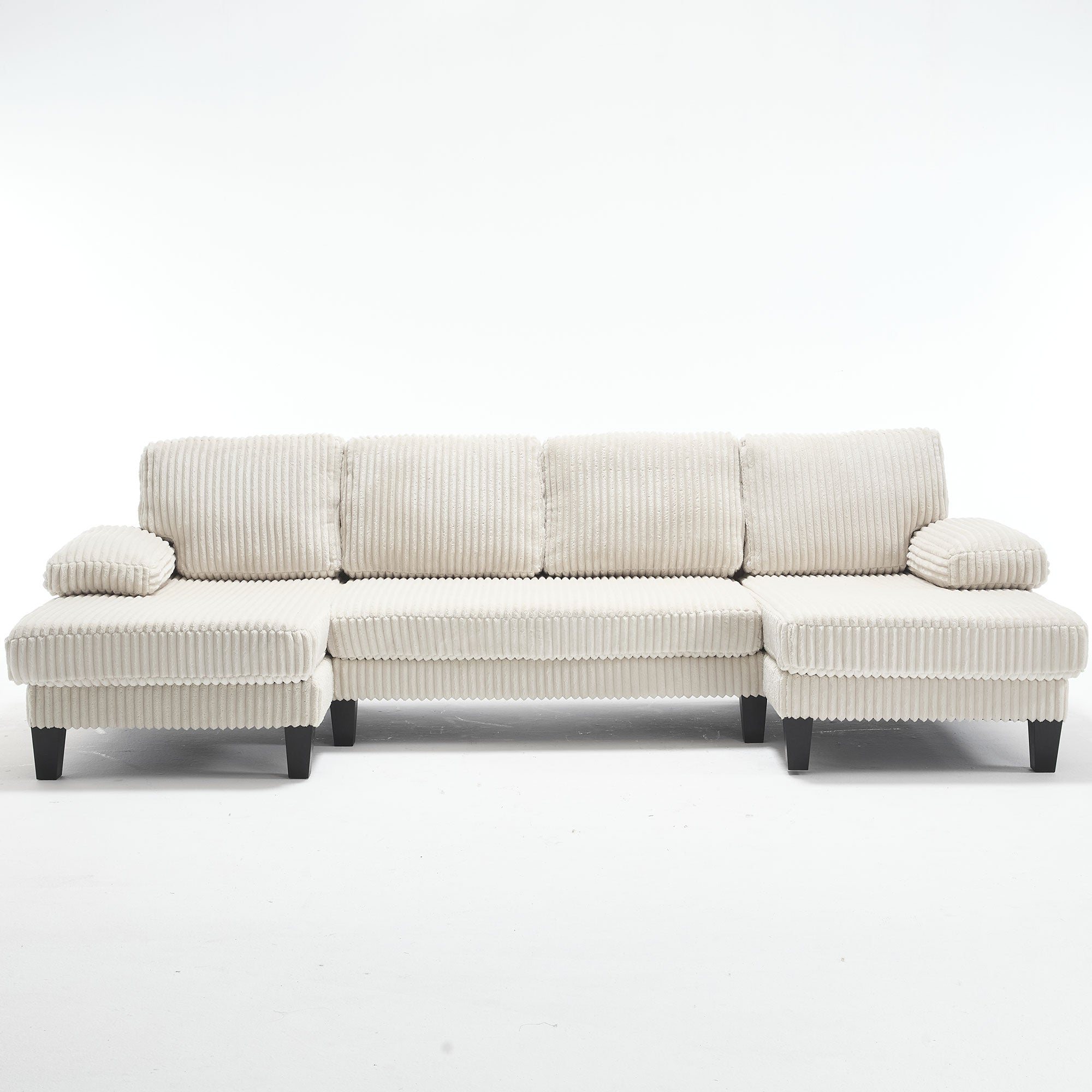 Spokane U-Shaped 4 Seater Sectional Sofa with Double Chaise